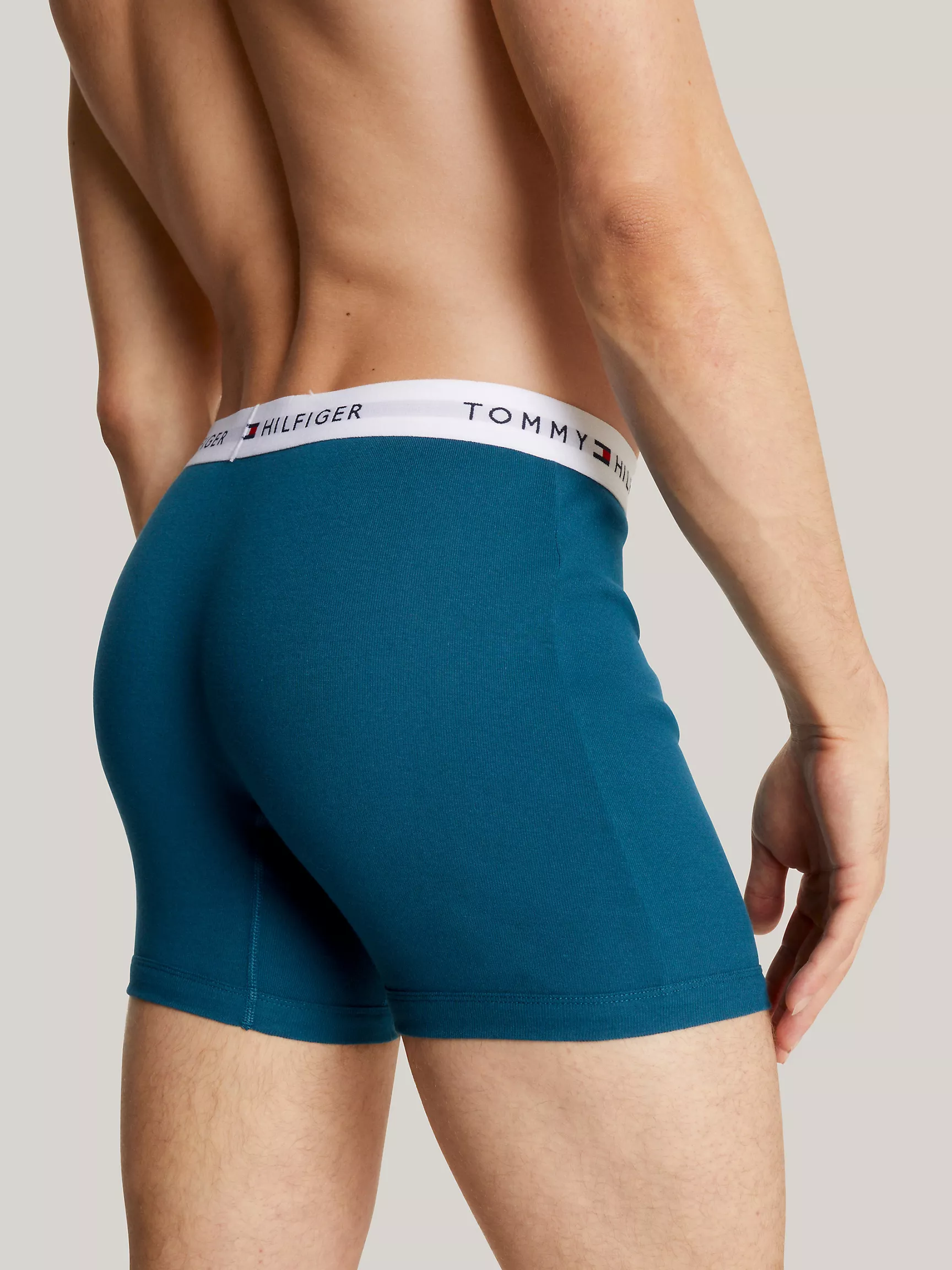 Мужское нижнее белье Tommy Hilfiger, Классические хлопковые боксеры-брифы (набор 3 шт.)