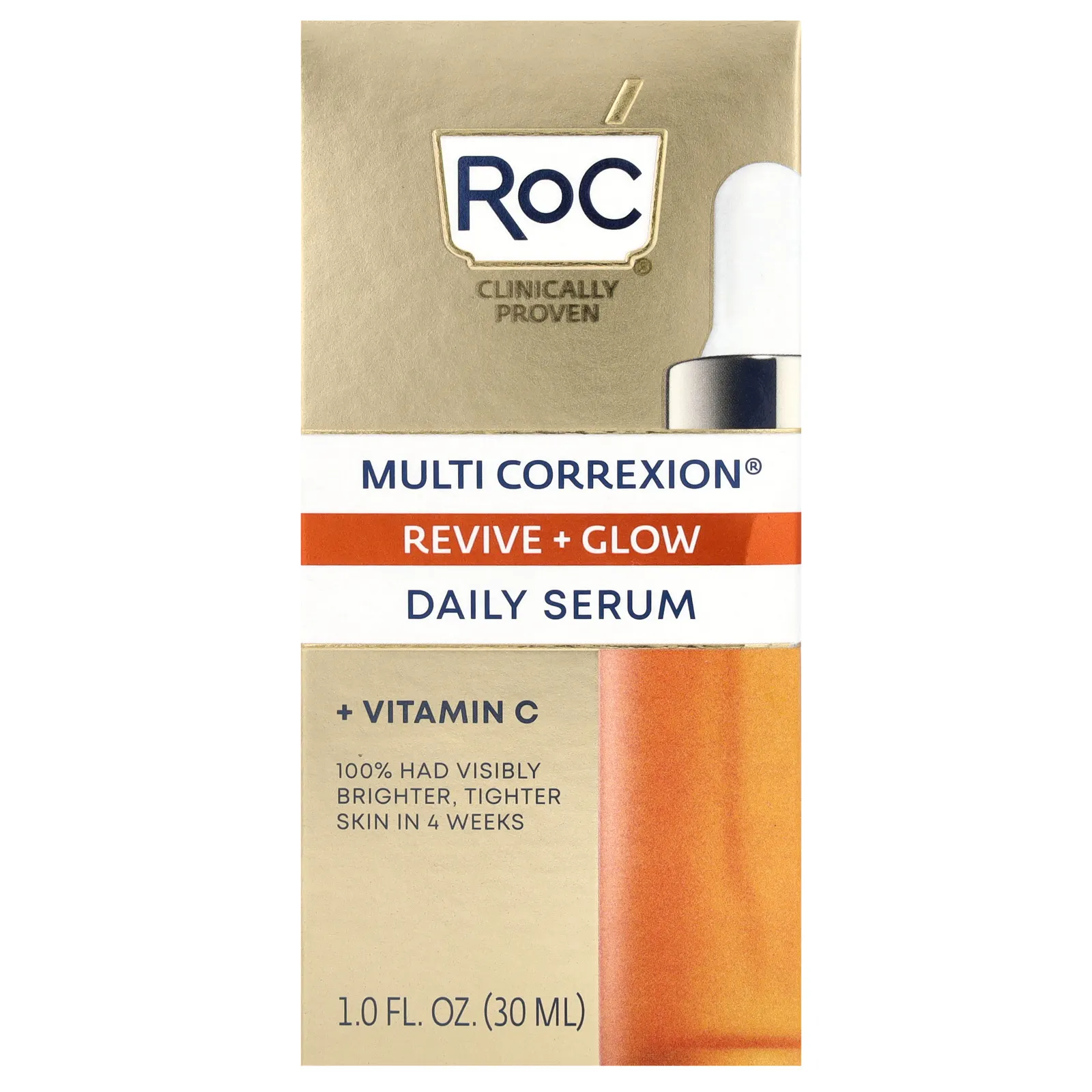 RoC, Multi Correxion, Revive + Glow, ежедневная сыворотка с витамином C, 30 мл (1 жидк. Унция)
