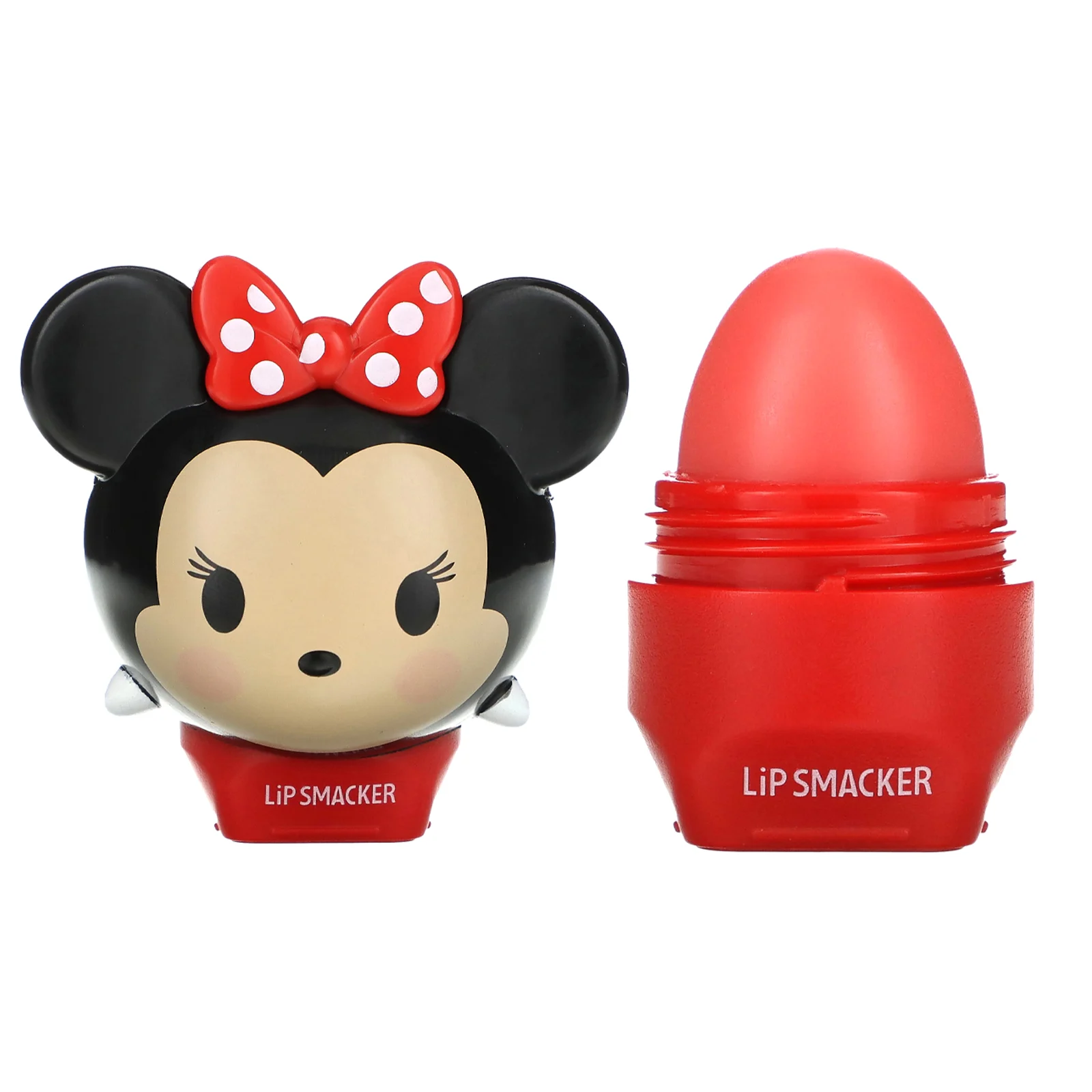 Lip Smacker, Disney Tsum Tsum, бальзам для губ, минни-маус, клубничный леденец, 7,4 г (0,26 унции)