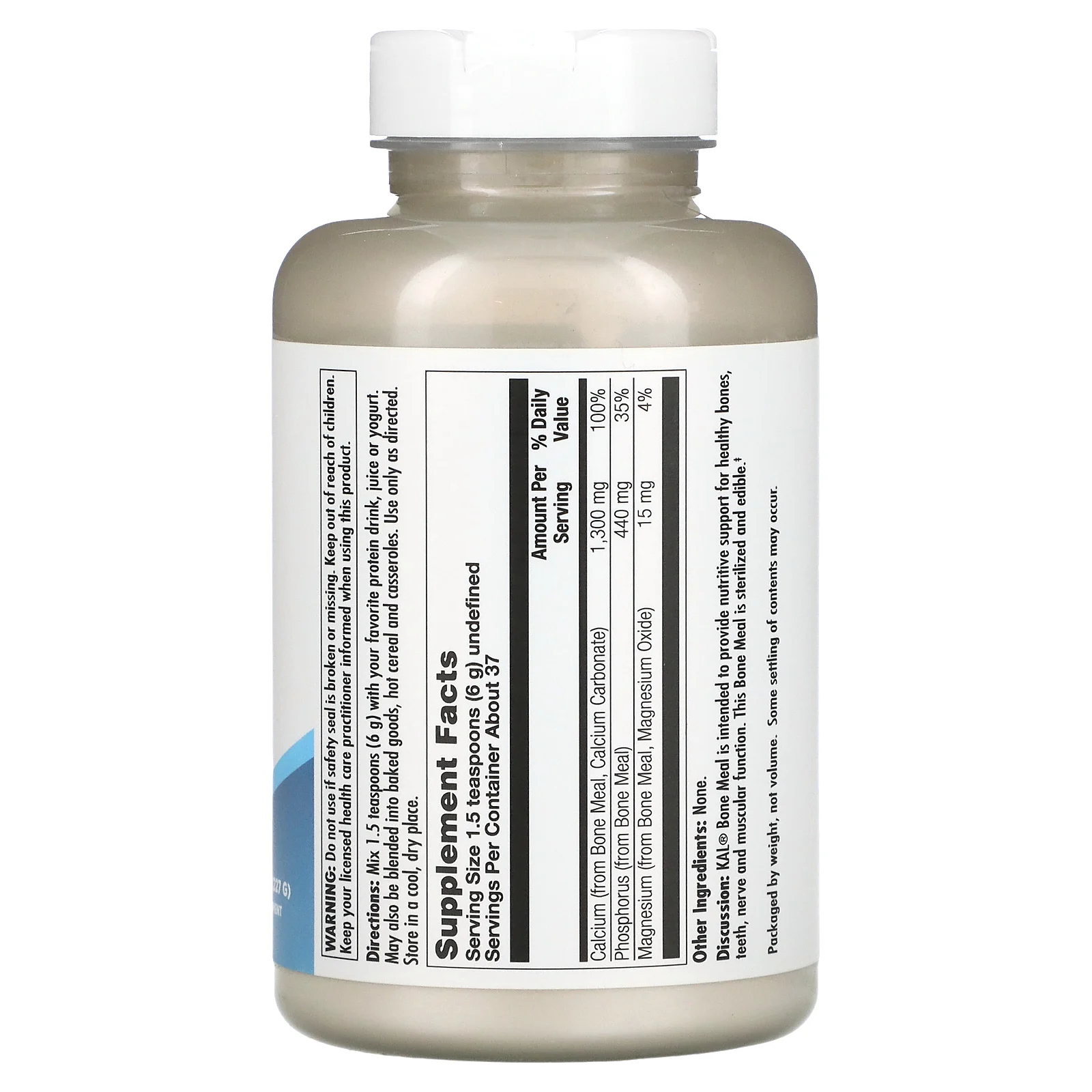 KAL, костная мука, 227 г (8 унций)