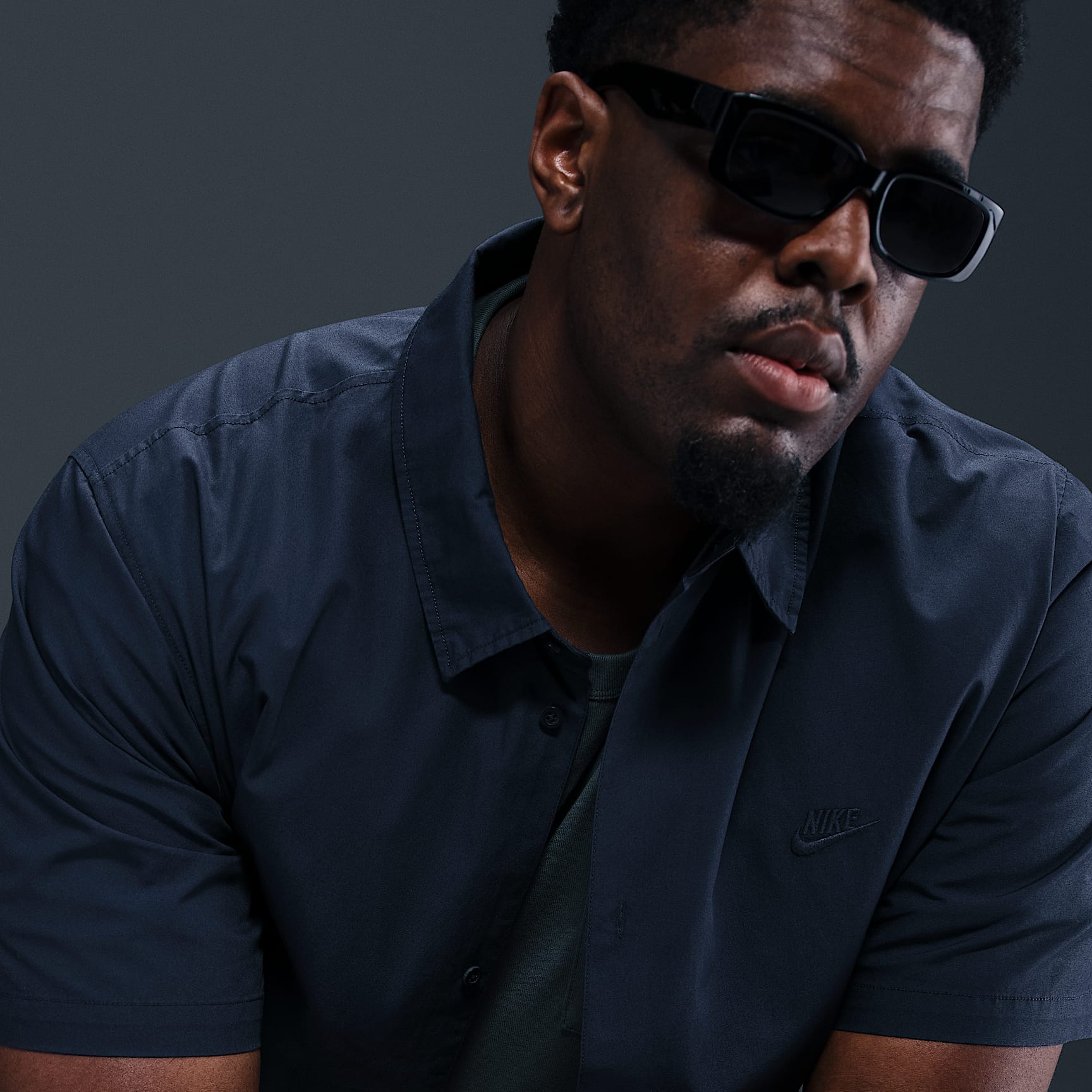 Nike Club Men's Short-Sleeve Button-Down Shirt