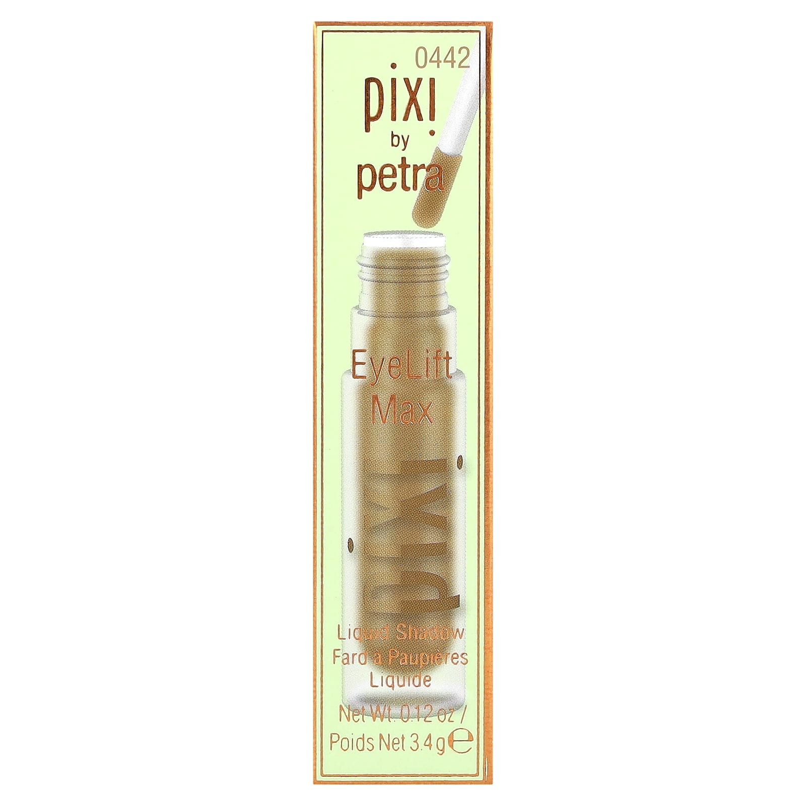 Pixi Beauty, EyeLift Max, жидкие тени, оттенок 0442 оливковый, 3,4 г (0,12 унции)