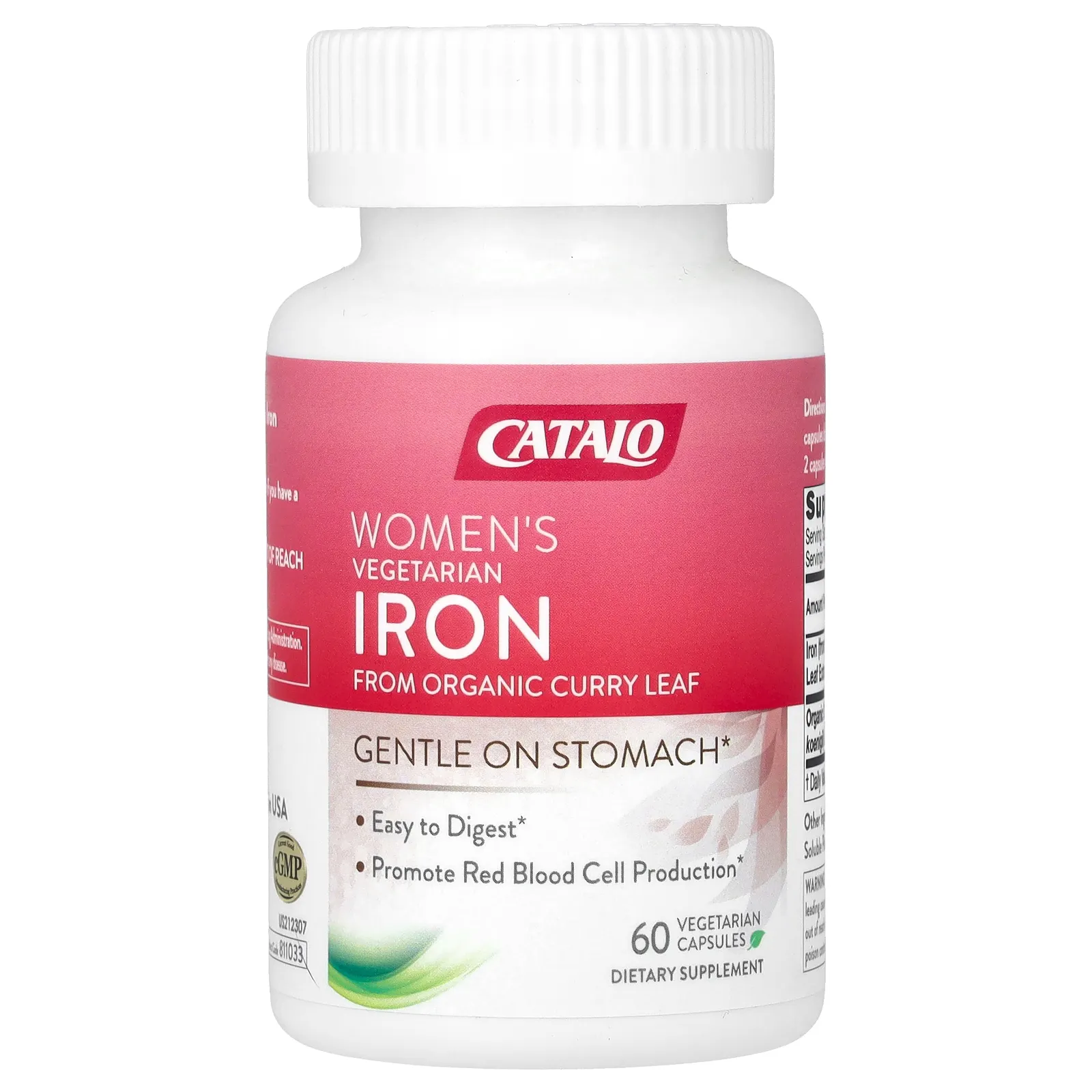Catalo Naturals, железо для женщин, 60 вегетарианских капсул
