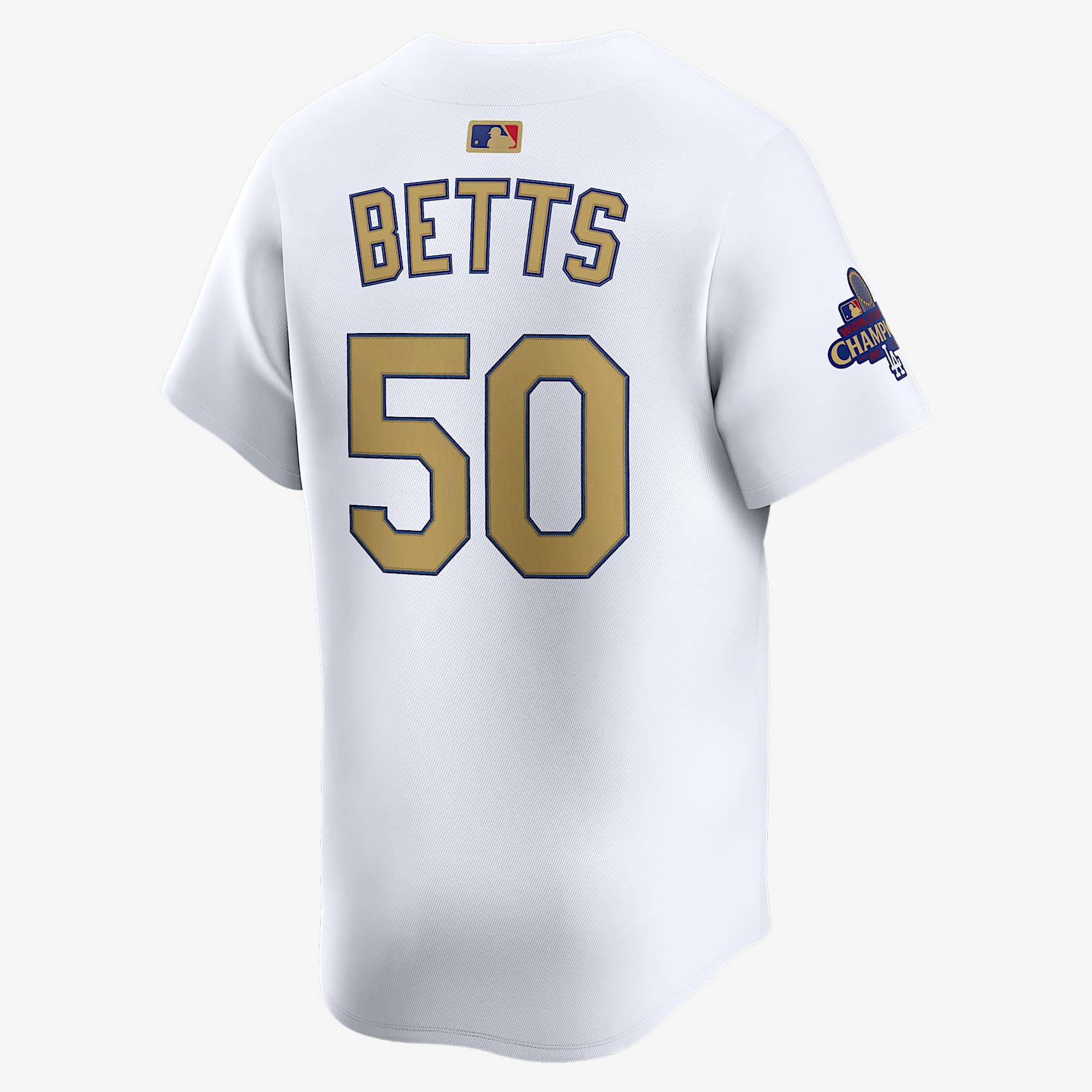 Mookie Betts Los Angeles Dodgers 2024 World Series Champions Gold Men's Nike Dri-FIT ADV MLB Limited Jersey