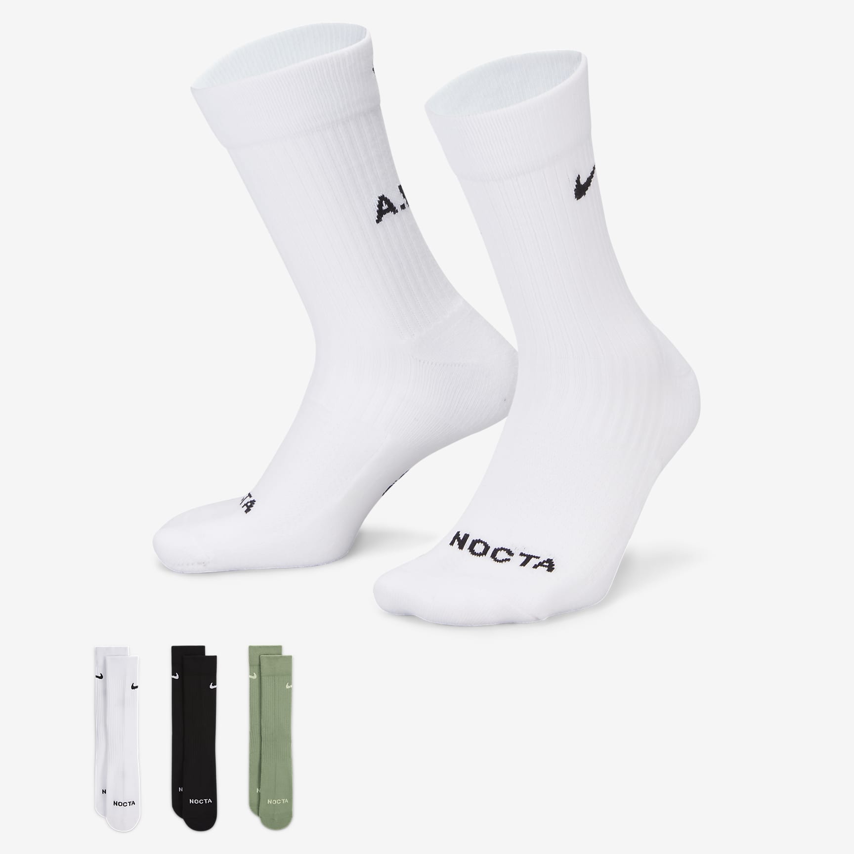 NOCTA Crew Socks 3 Pack