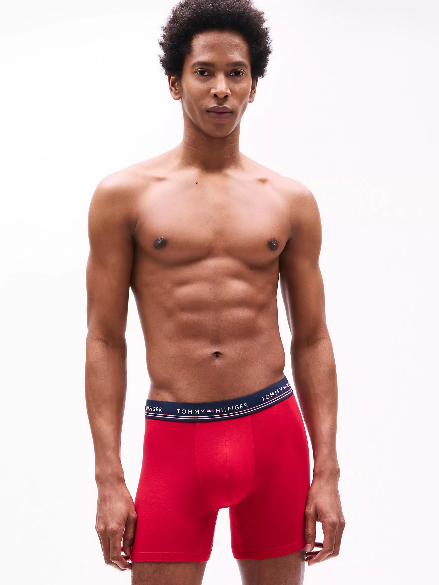 Мужское нижнее белье Tommy Hilfiger, Эластичные боксеры-брифы из модала (набор 3 шт.)