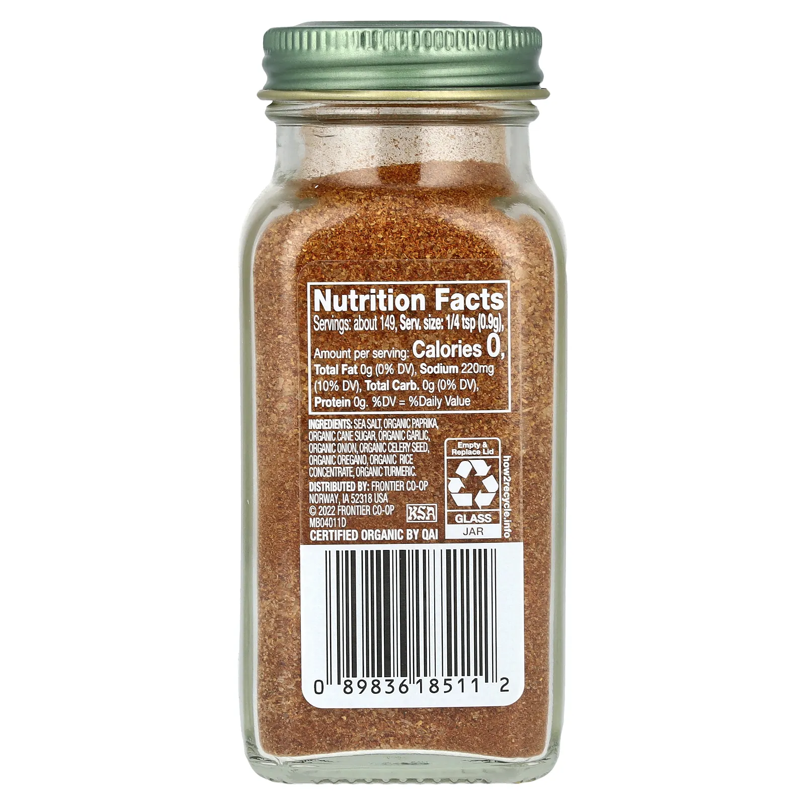 Simply Organic, универсальная соль, 134 г (4,73 унции)