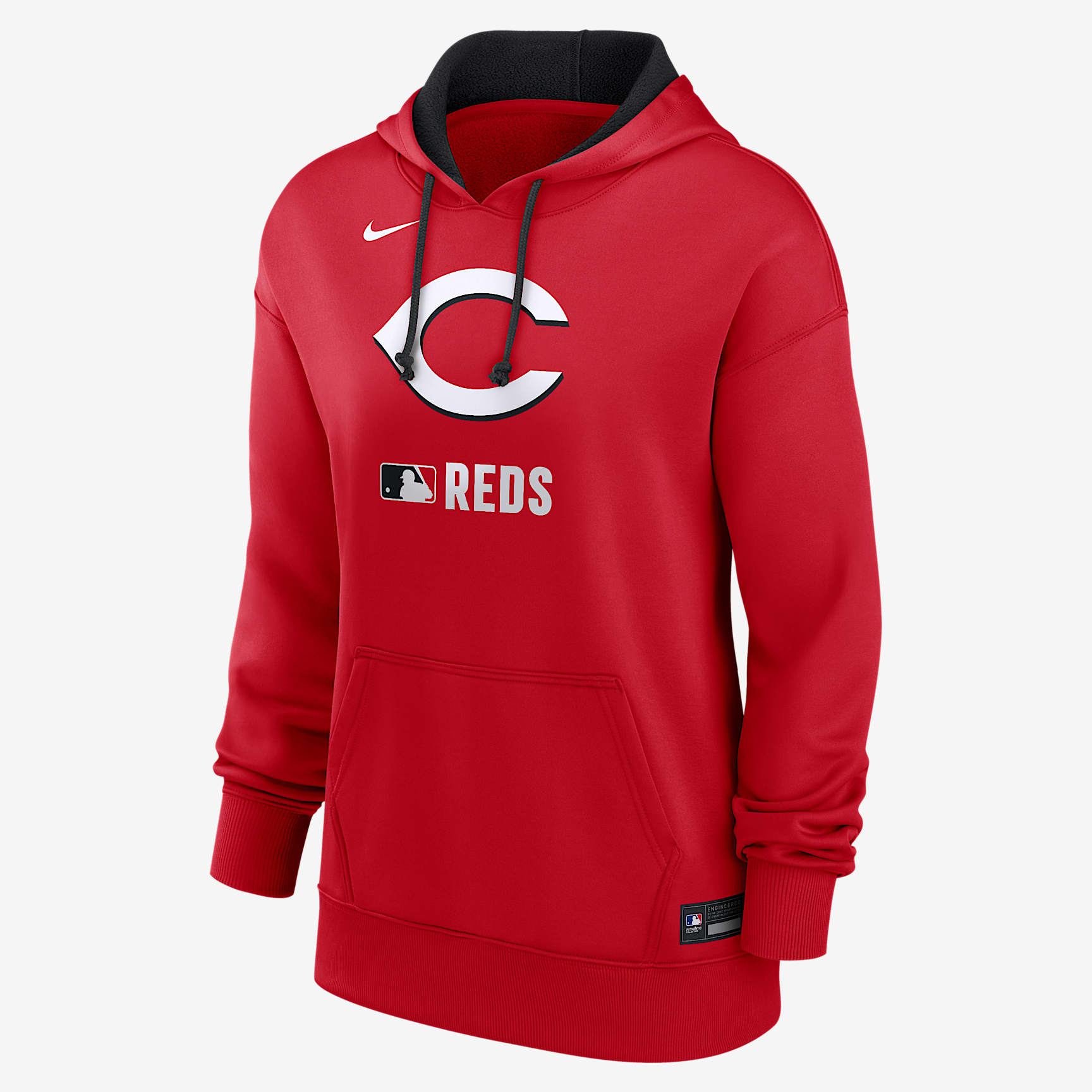 Cincinnati Reds Authentic Collection Women's Nike Therma MLB Pullover Hoodie