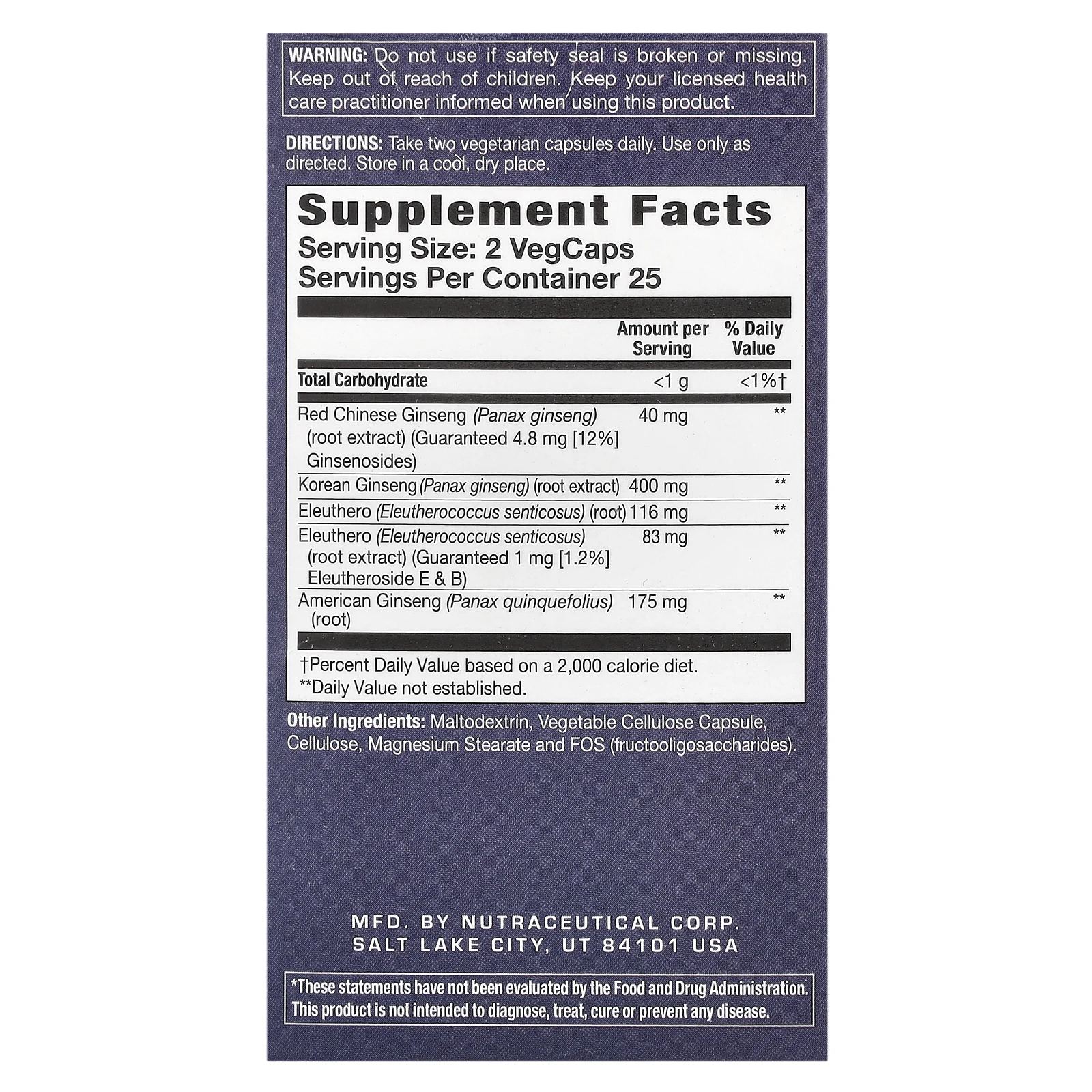 Action Labs, Для мужчин, Alpha Energy, женьшень Powermax ™ 4x, 50 растительных капсул