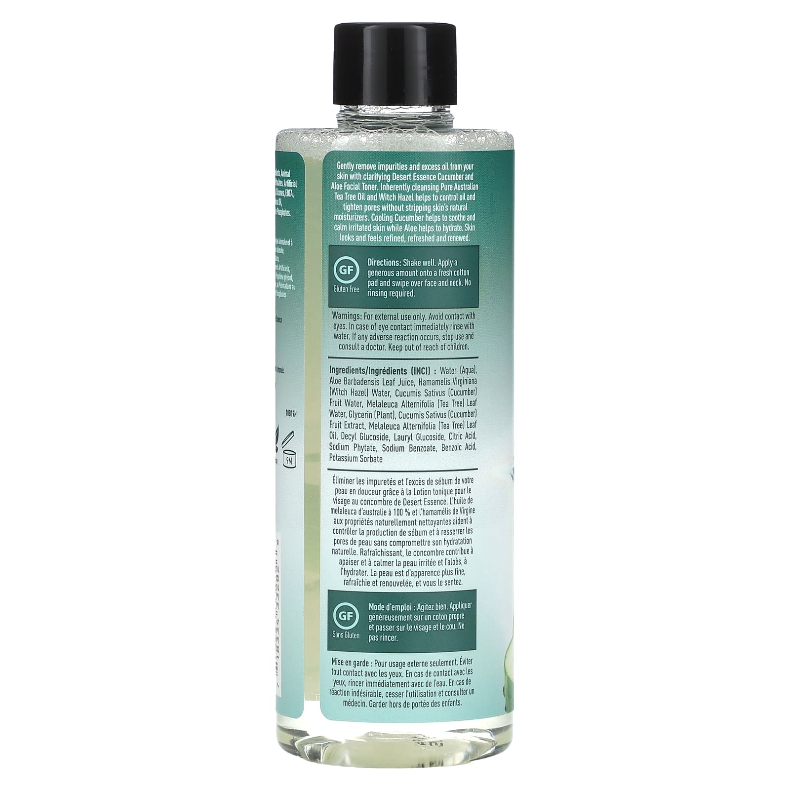 Desert Essence, Тоник для лица, с огурцом и алоэ, 237 мл (8 унций)