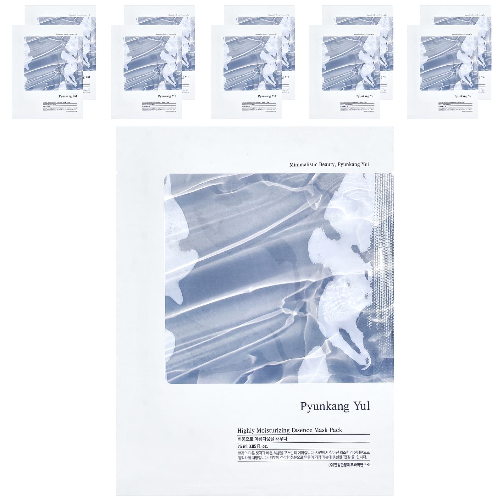 Pyunkang Yul, высокоувлажняющая тканевая маска для лица, 10 шт, 25 мл (0,85 жидк. унции) каждая