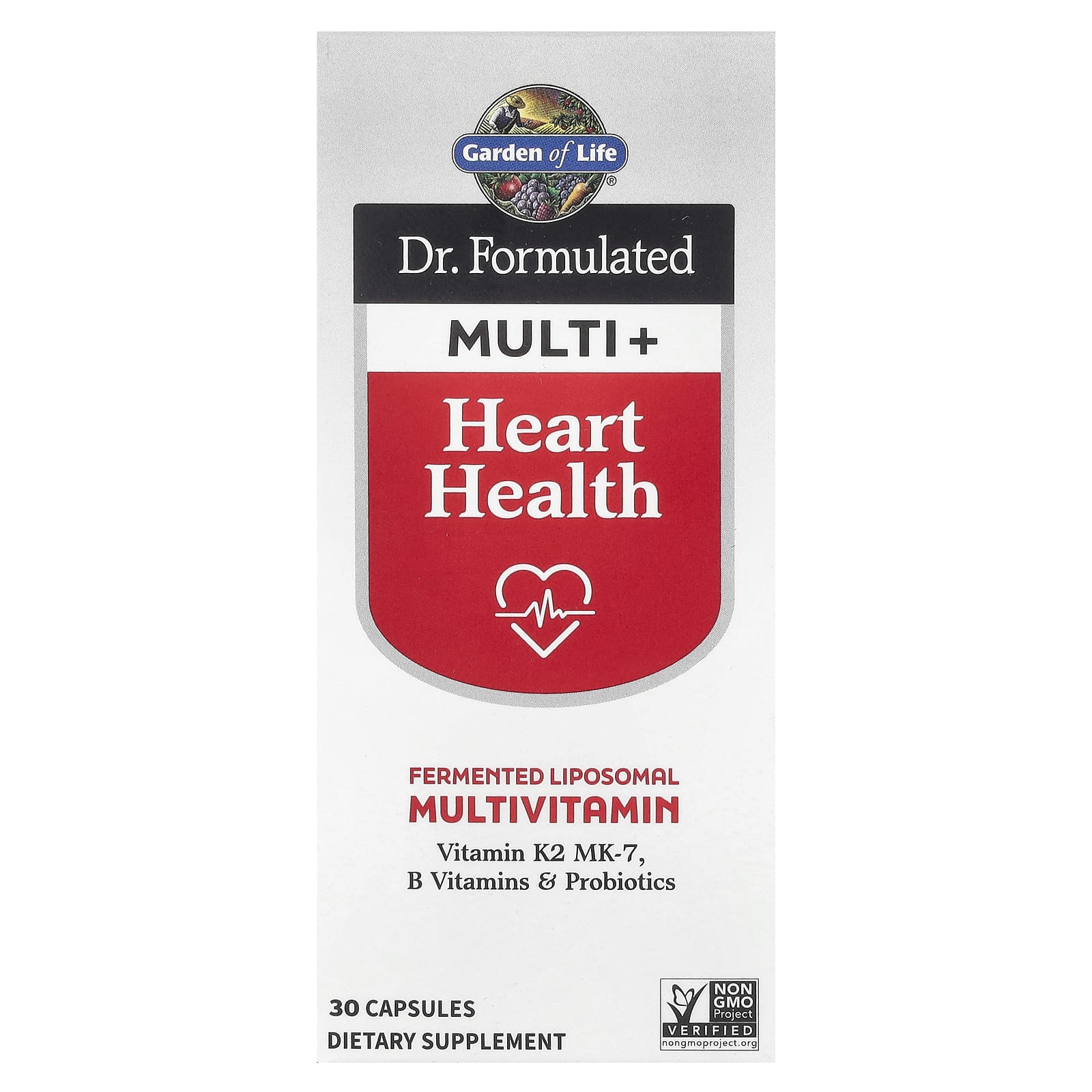 Garden of Life, Тереза Formated Multi +, Heart Health, 30 капсул
