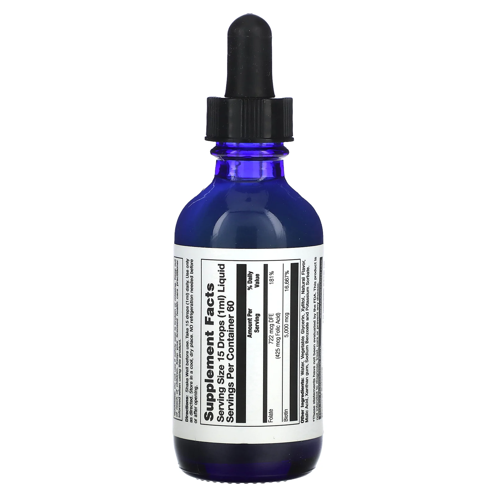 Natural Balance, Liquid Biotin, незаменимая поддержка для сияния кожи, 60 мл (2 жидк. Унции)