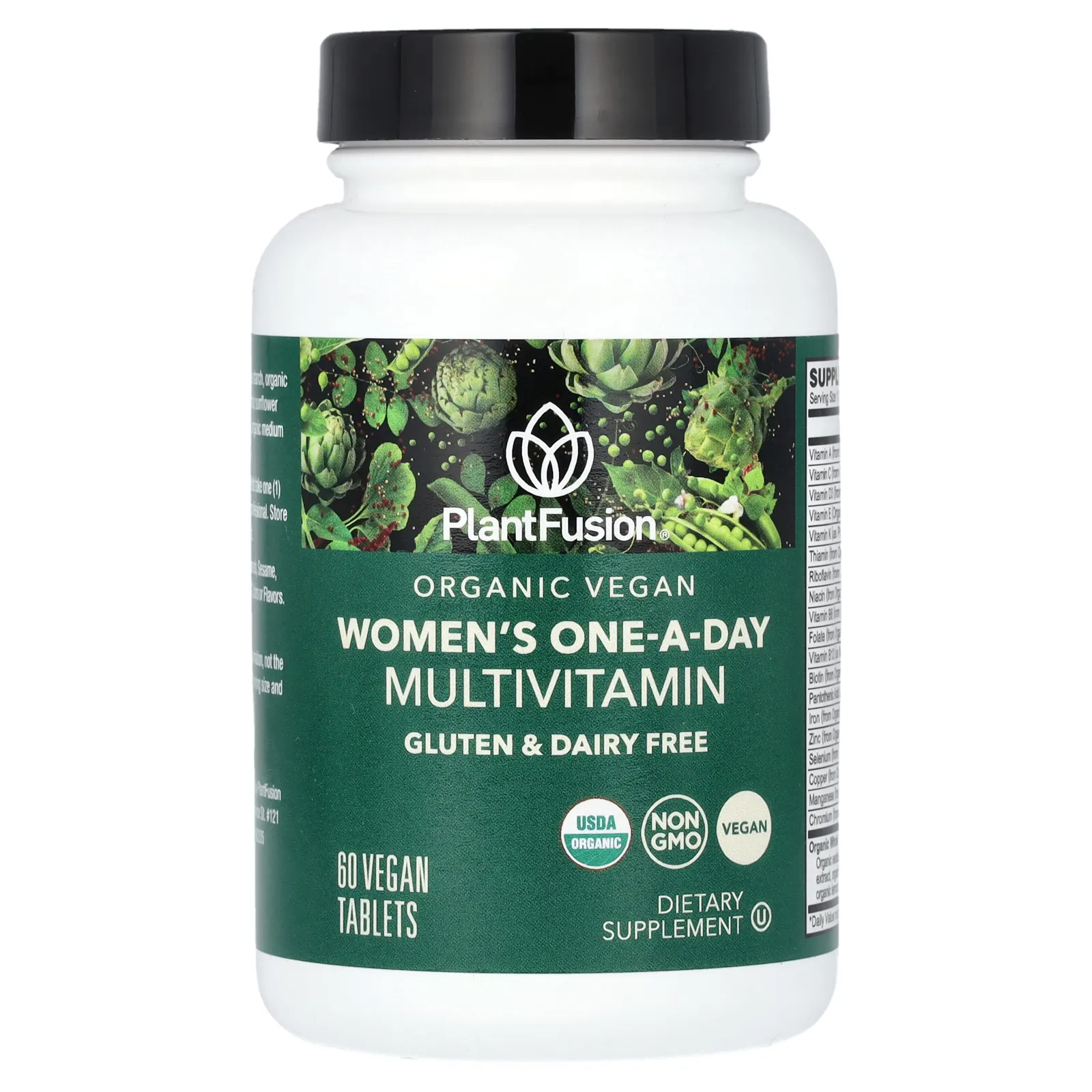 PlantFusion, Мультивитамины для женщин, 60 веганских таблеток