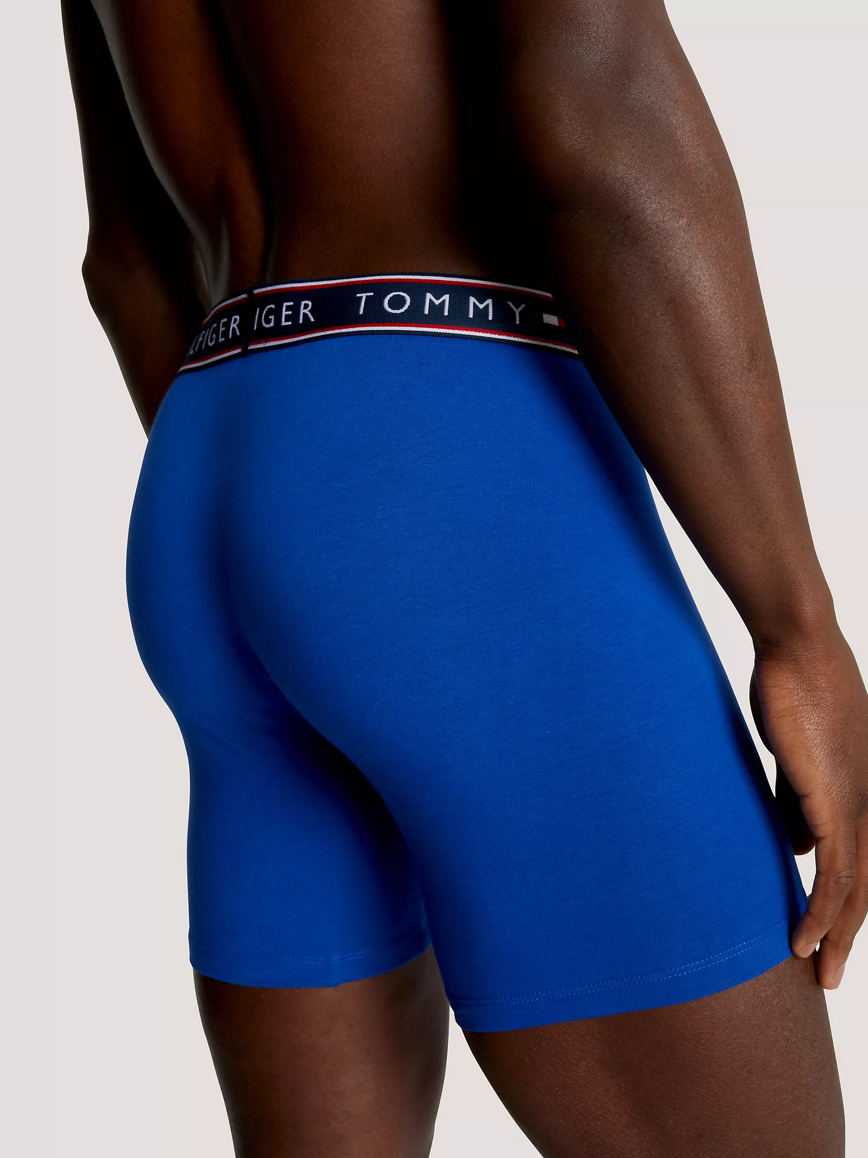 Мужское нижнее белье Tommy Hilfiger, Хлопковые эластичные боксеры-брифы (набор 3 шт.)