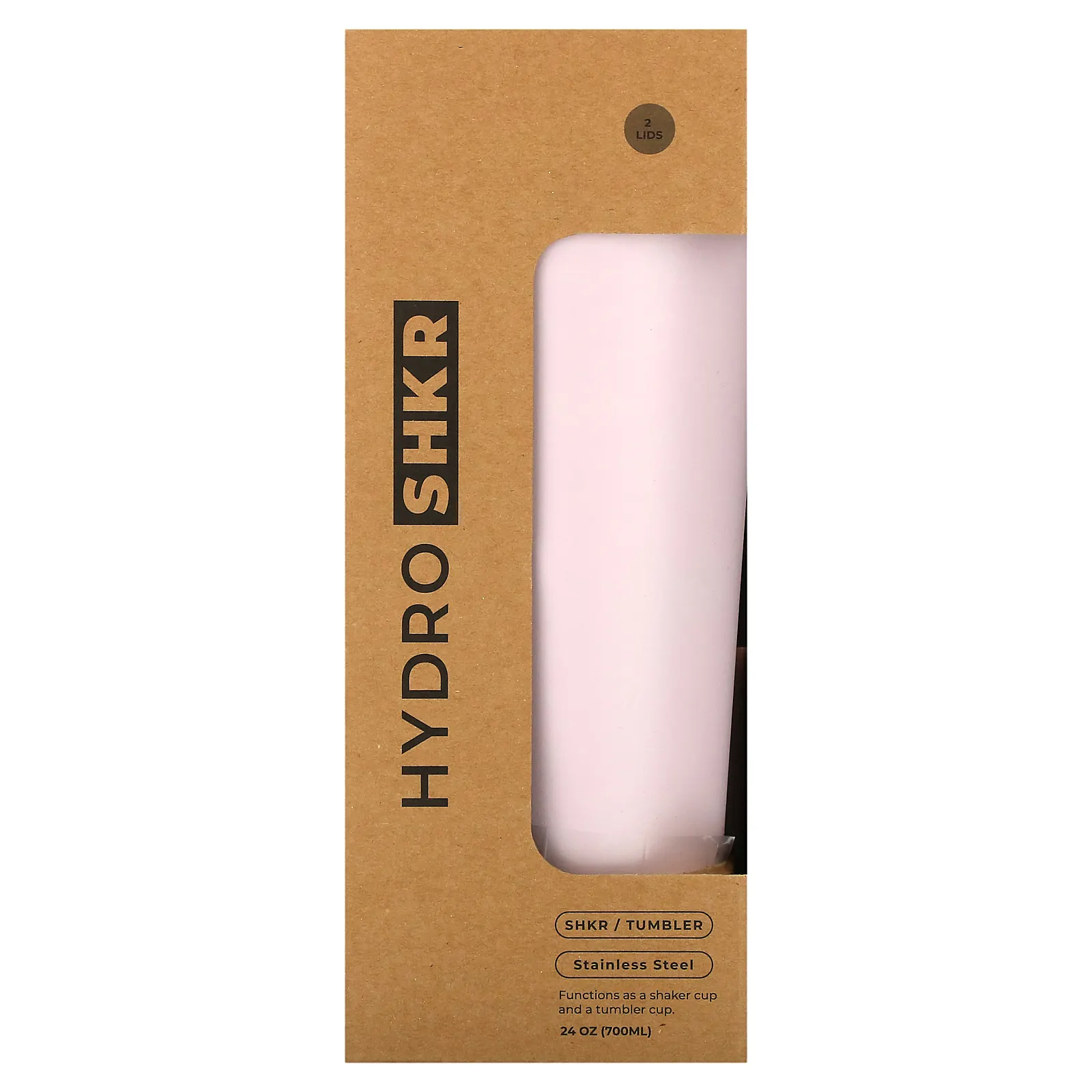 HydroJug, HydroSHKR, стакан-шейкер, розовый песок, 700 мл (24 унции)