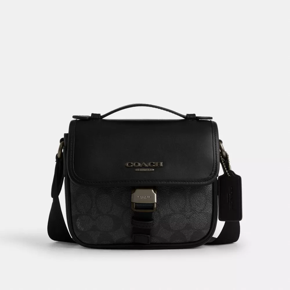 Сумка COACH Racer Crossbody Bag In Signature Canvas