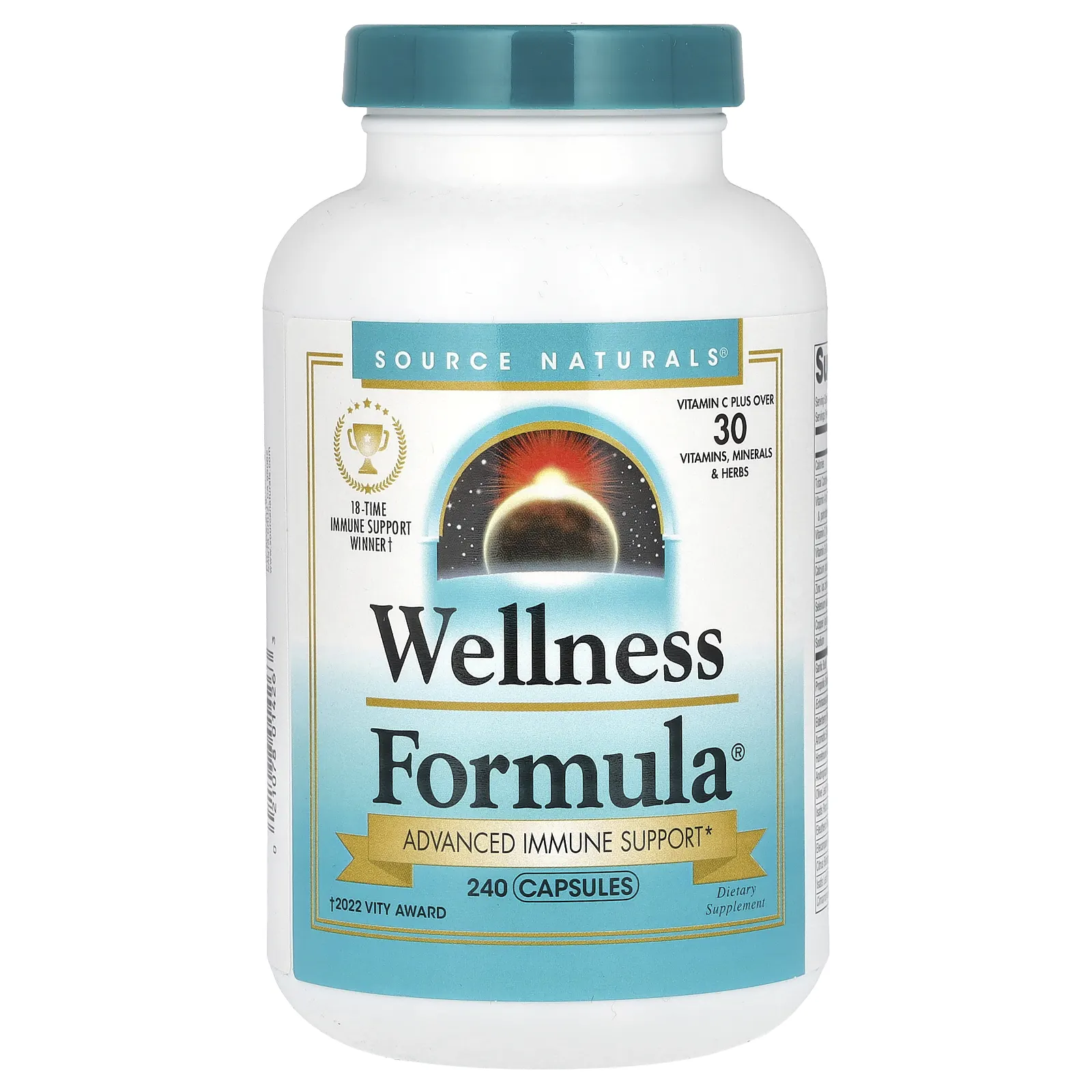 Source Naturals, Wellness Formula, улучшенная иммунная поддержка, 240 капсул
