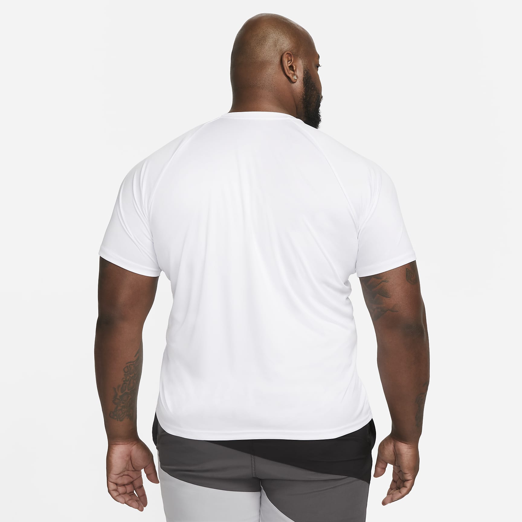 Nike Essential Dri-FIT Men's Short-Sleeve Swim Hydroguard (Extended Size)