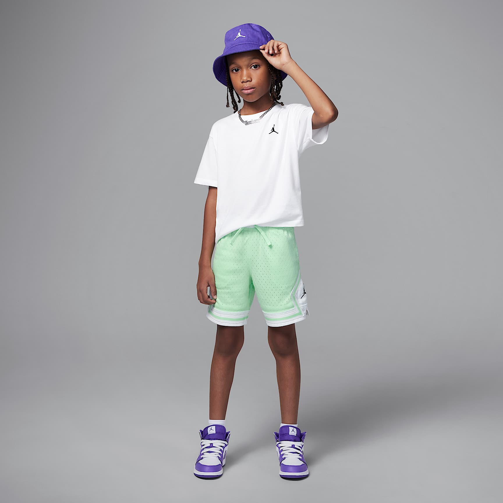 Jordan Dri-FIT Sport Little Kids' Diamond Shorts