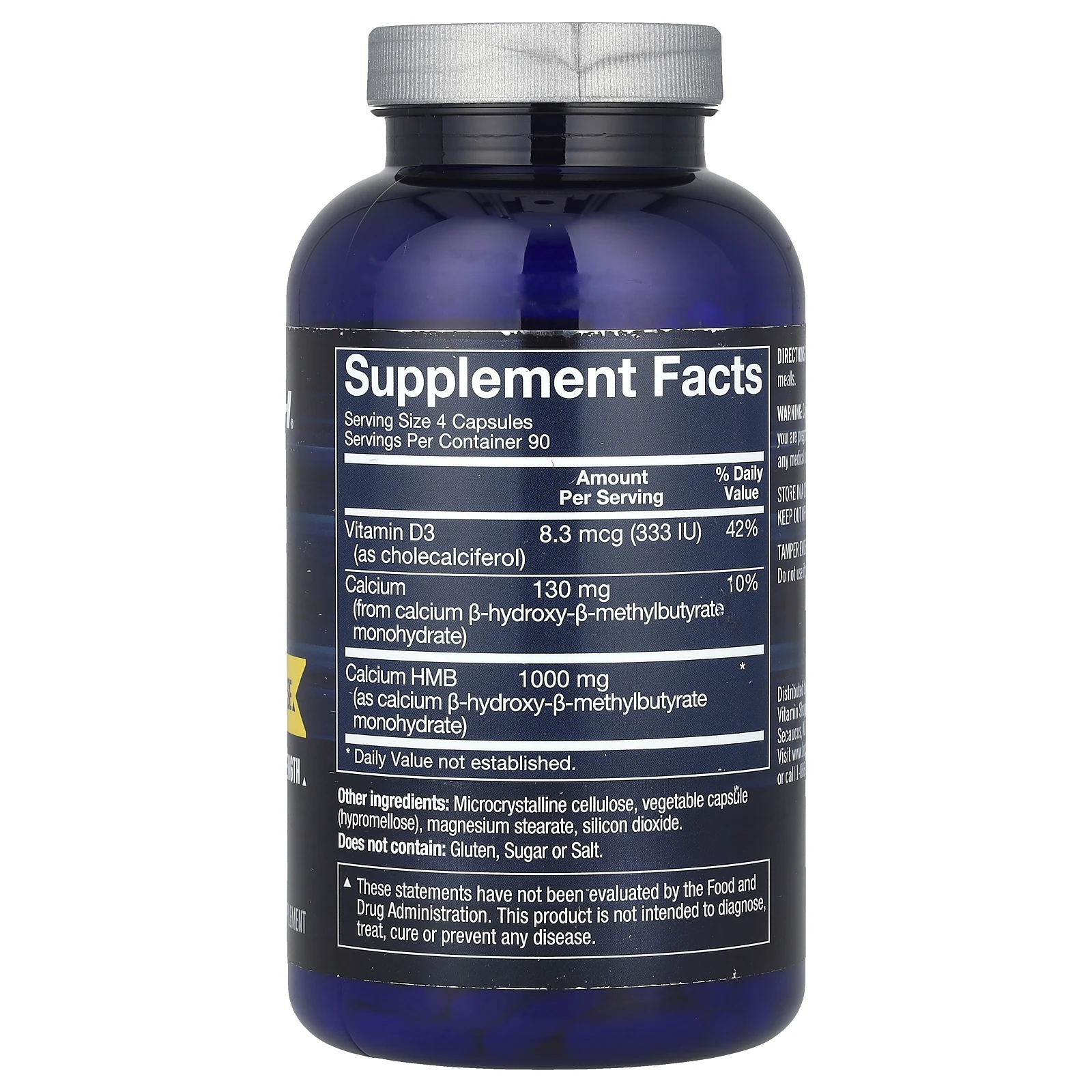 BodyTech, HMB + витамин D3`` 360 капсул