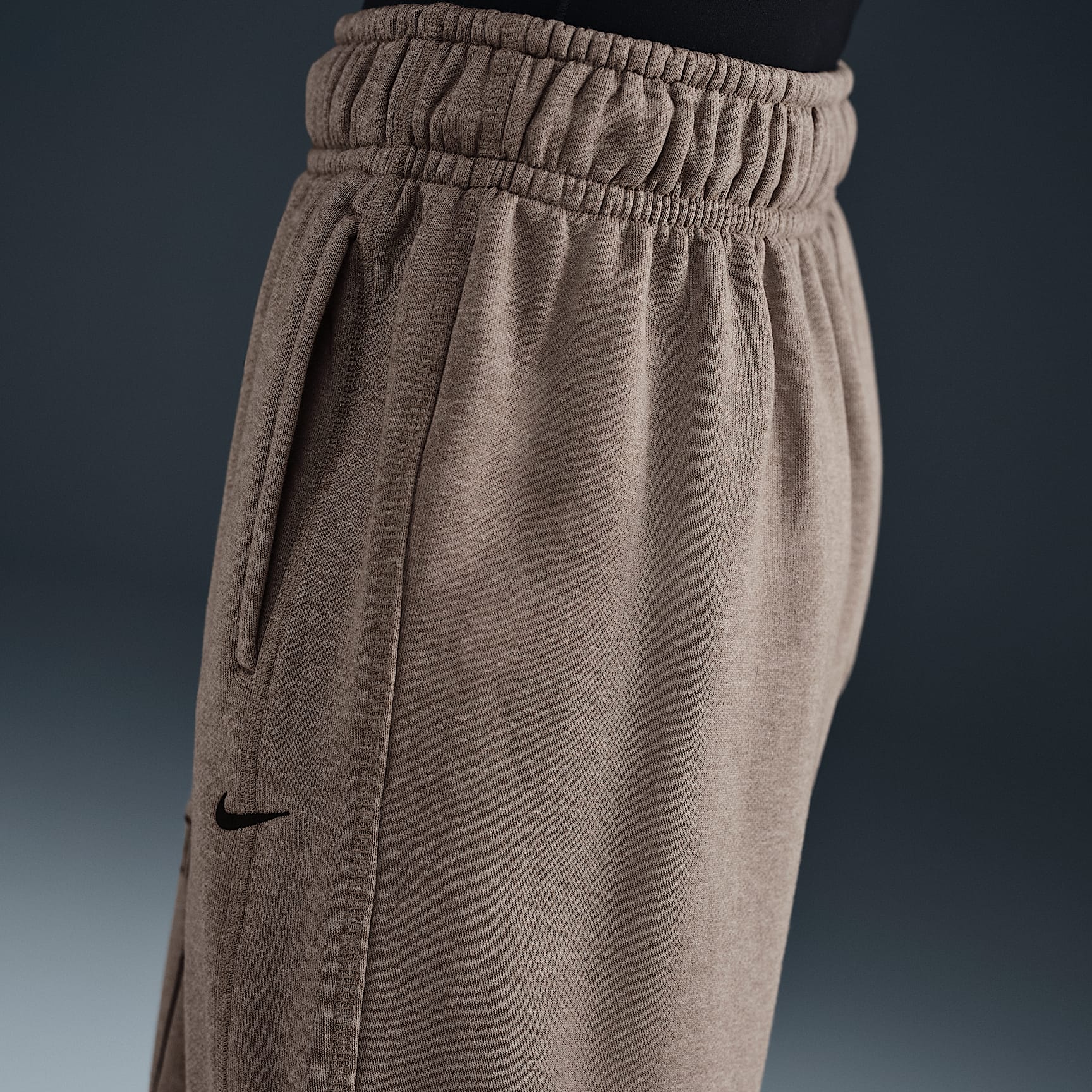 Nike Sportswear Women's Mid-Rise Oversized Open-Hem French Terry Pants