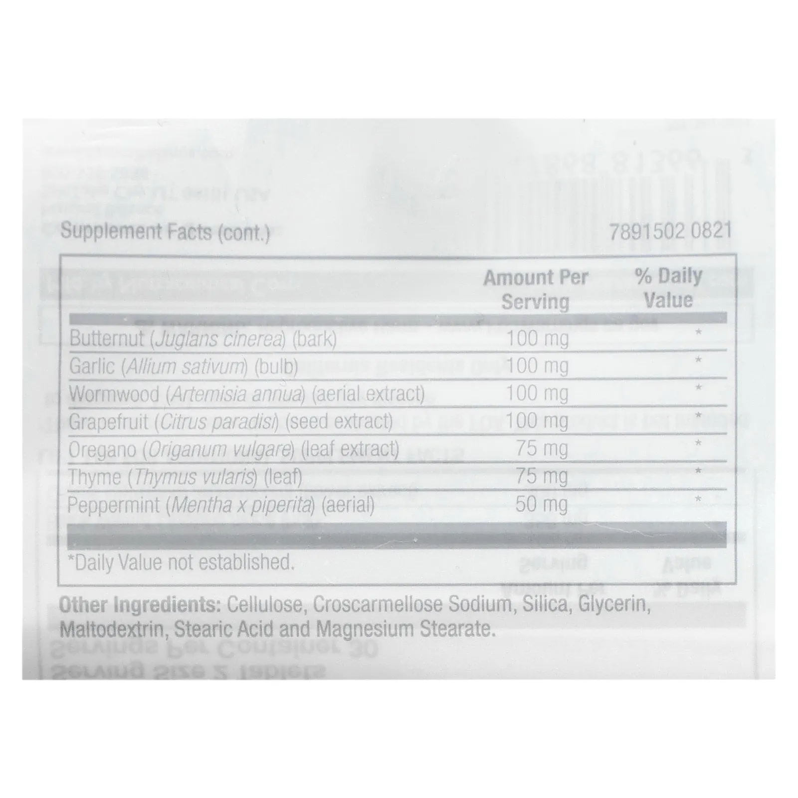 Natural Balance, Parazide Clenz, 60 таблеток
