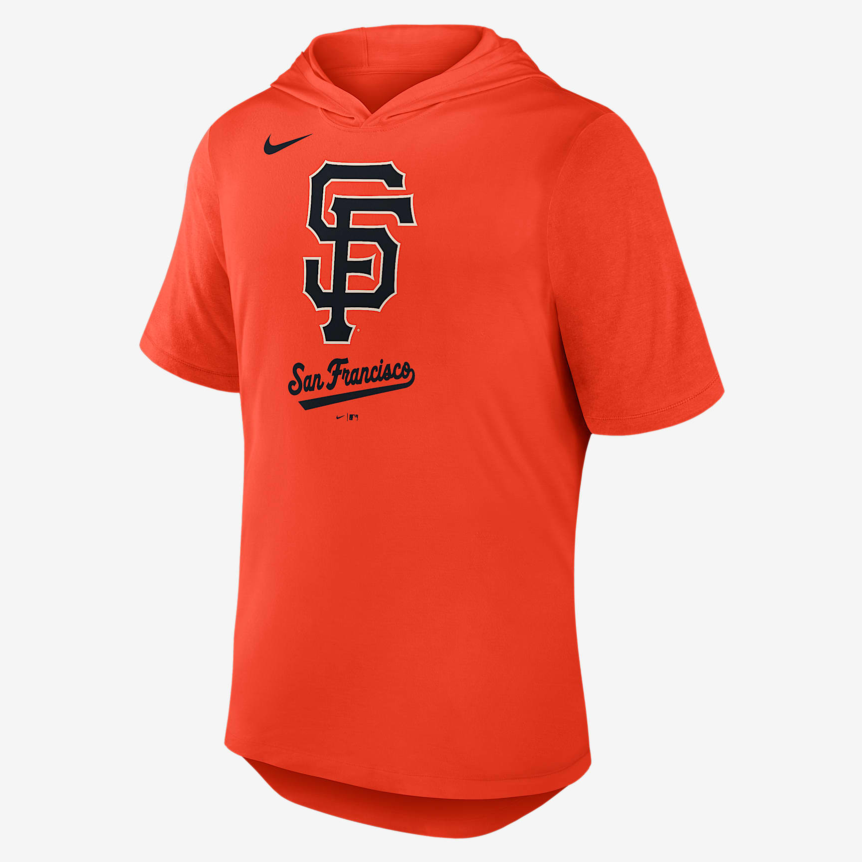 San Francisco Giants Logo Men's Nike Dri-FIT MLB Hooded T-Shirt