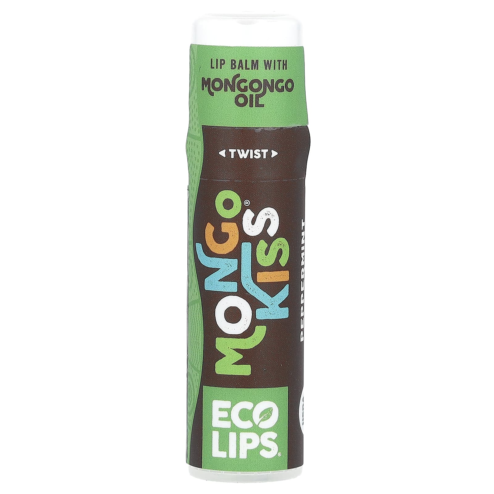 Eco Lips, Mongo Kiss, бальзам для губ, перечная мята, 7 г (0,25 унции)