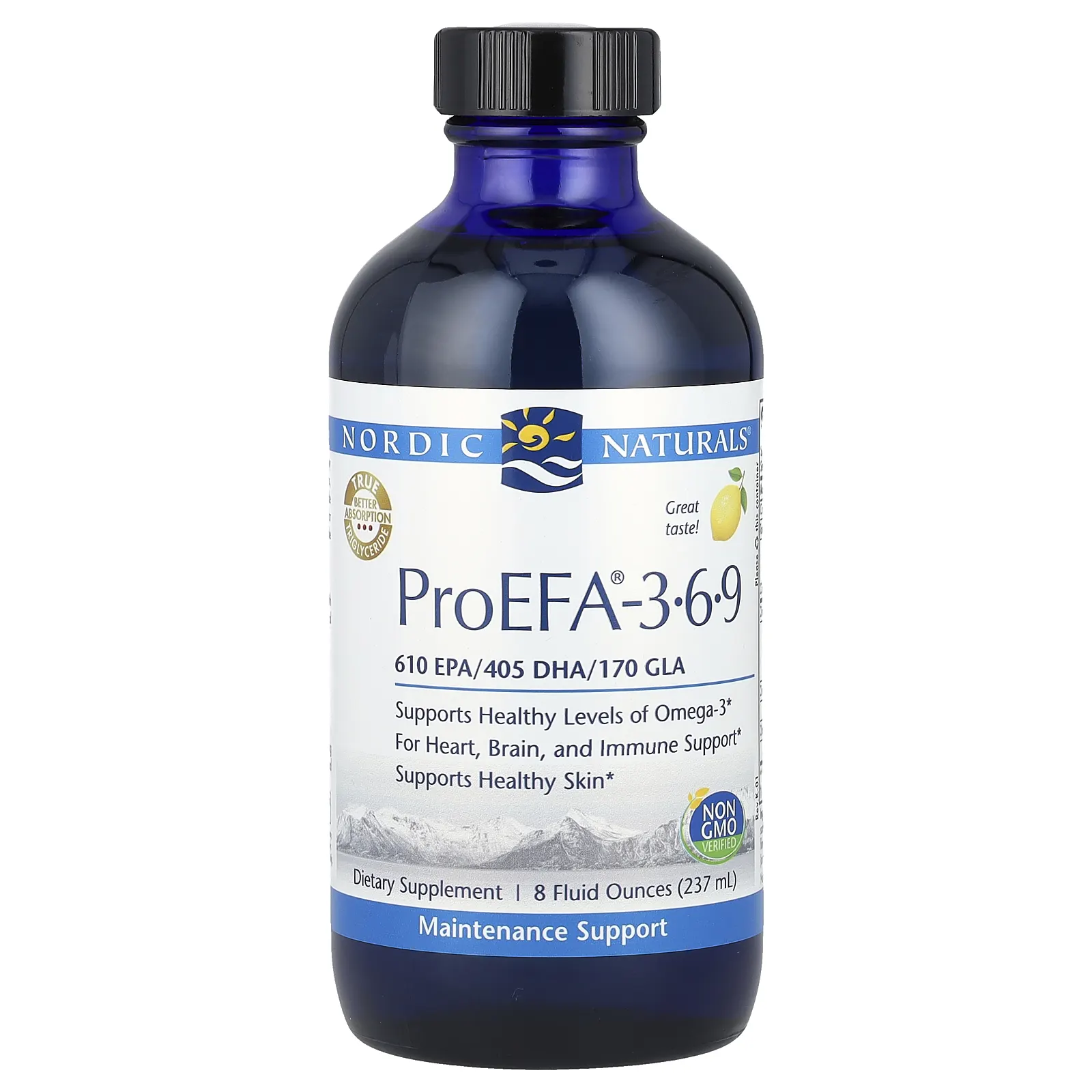 Nordic Naturals, ProEFA - 3-6-9, лимон, 237 мл (8 жидк. унций)