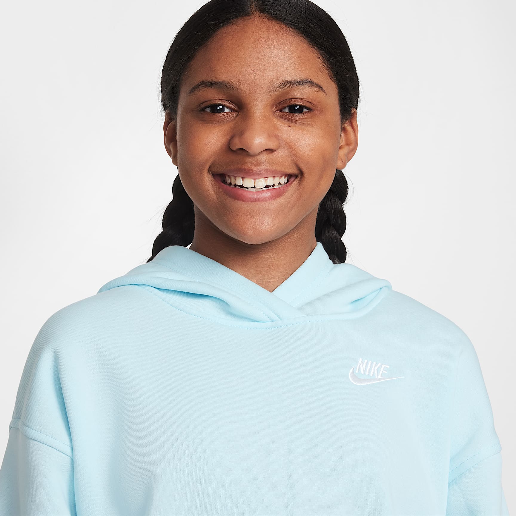 Nike Sportswear Club Fleece Big Kids' Oversized Pullover Hoodie