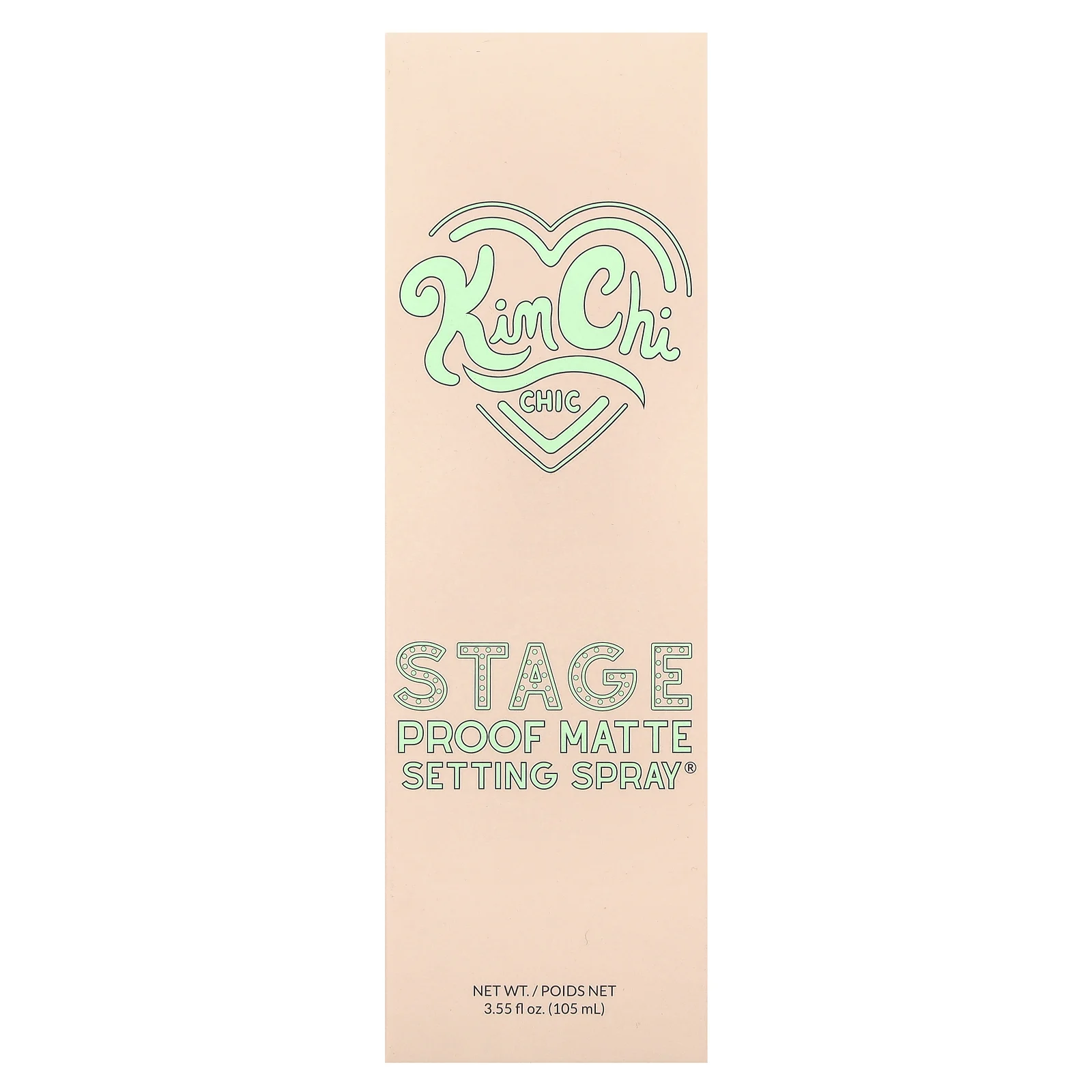 KimChi Chic Beauty, Stage Proof Matte Setting Spray®, 01 матовый финиш, 105 мл (3,55 жидк. унц.)
