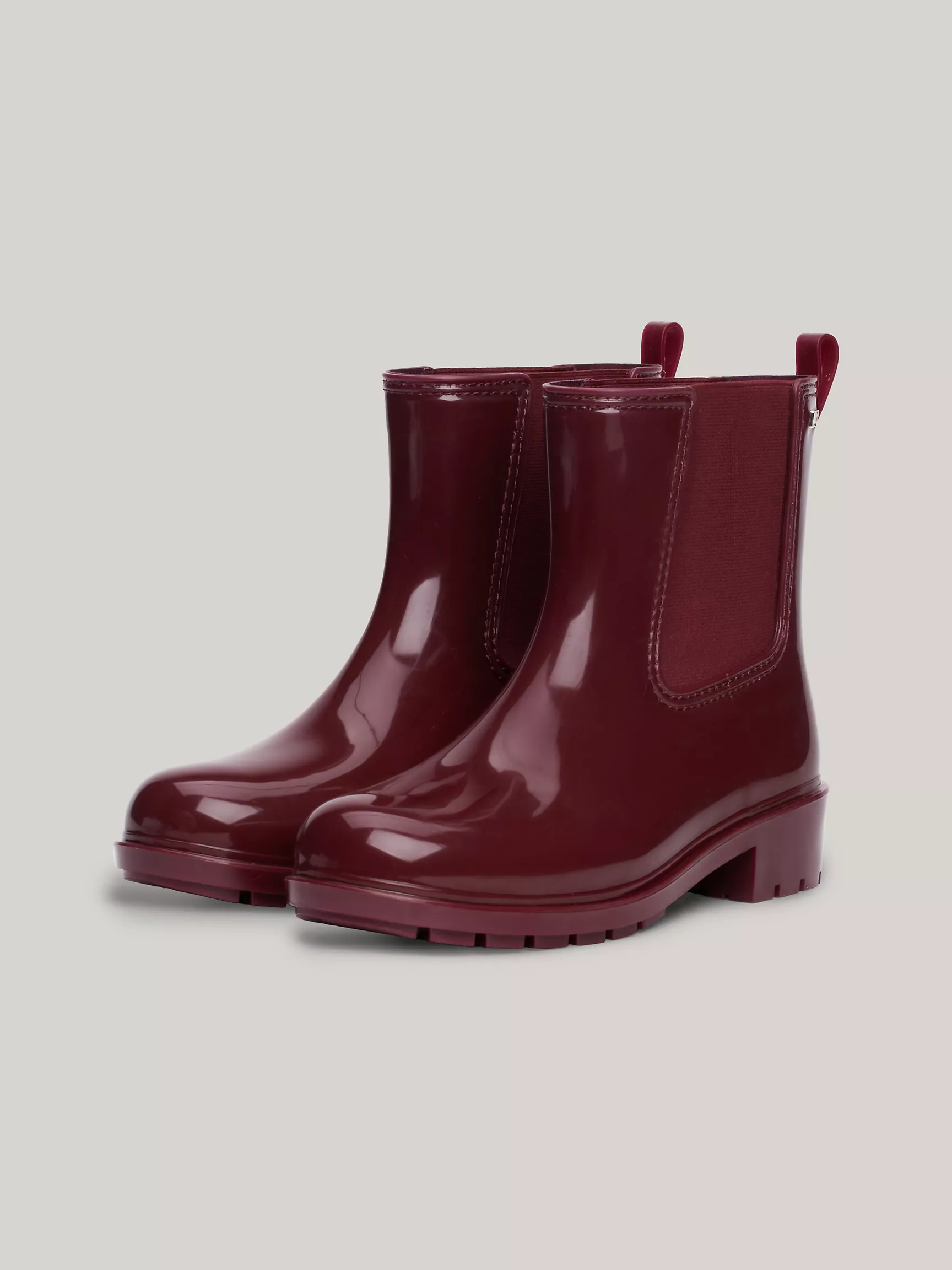 Женские ботинки Tommy Hilfiger, Резиновые сапоги на рифленой подошве