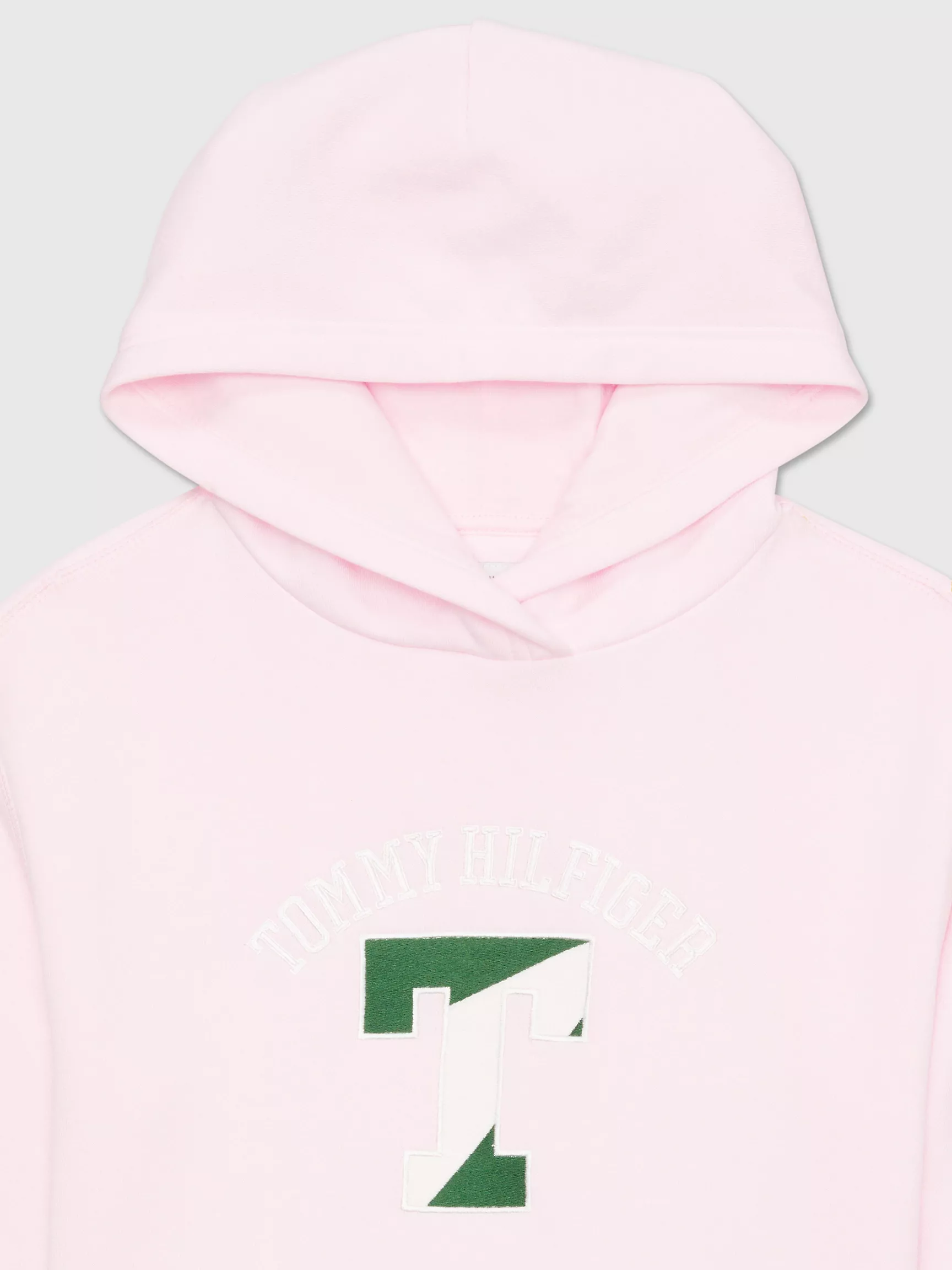 Худи для девочек Tommy Hilfiger, Детское университетское худи с вышитым логотипом