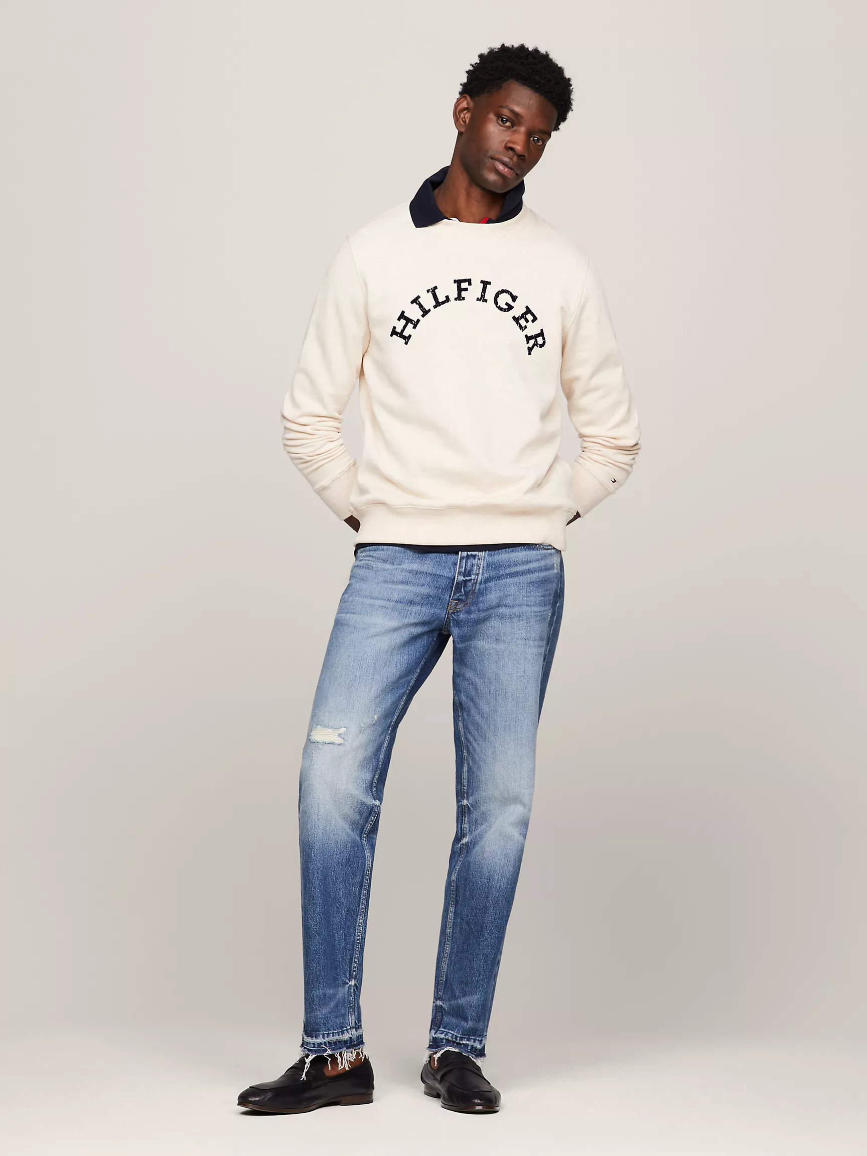 Мужская толстовка Tommy Hilfiger, Свитшот с логотипом Hilfiger Arch