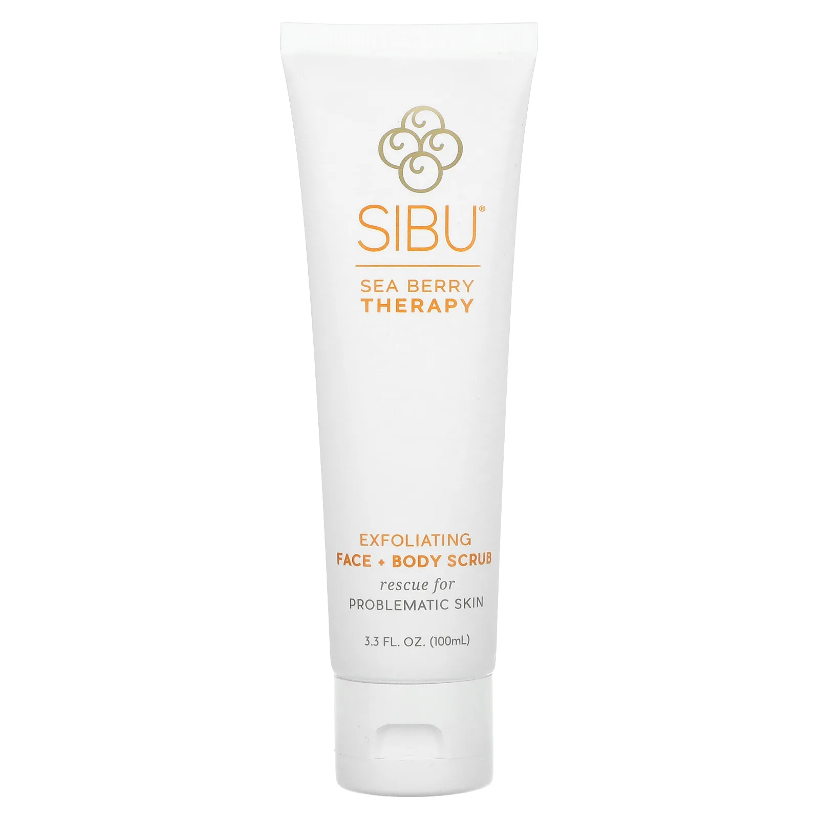 Sibu Beauty, Sea Berry Therapy, отшелушивающий скраб для лица и тела, 100 мл (3,3 жидк. Унции)