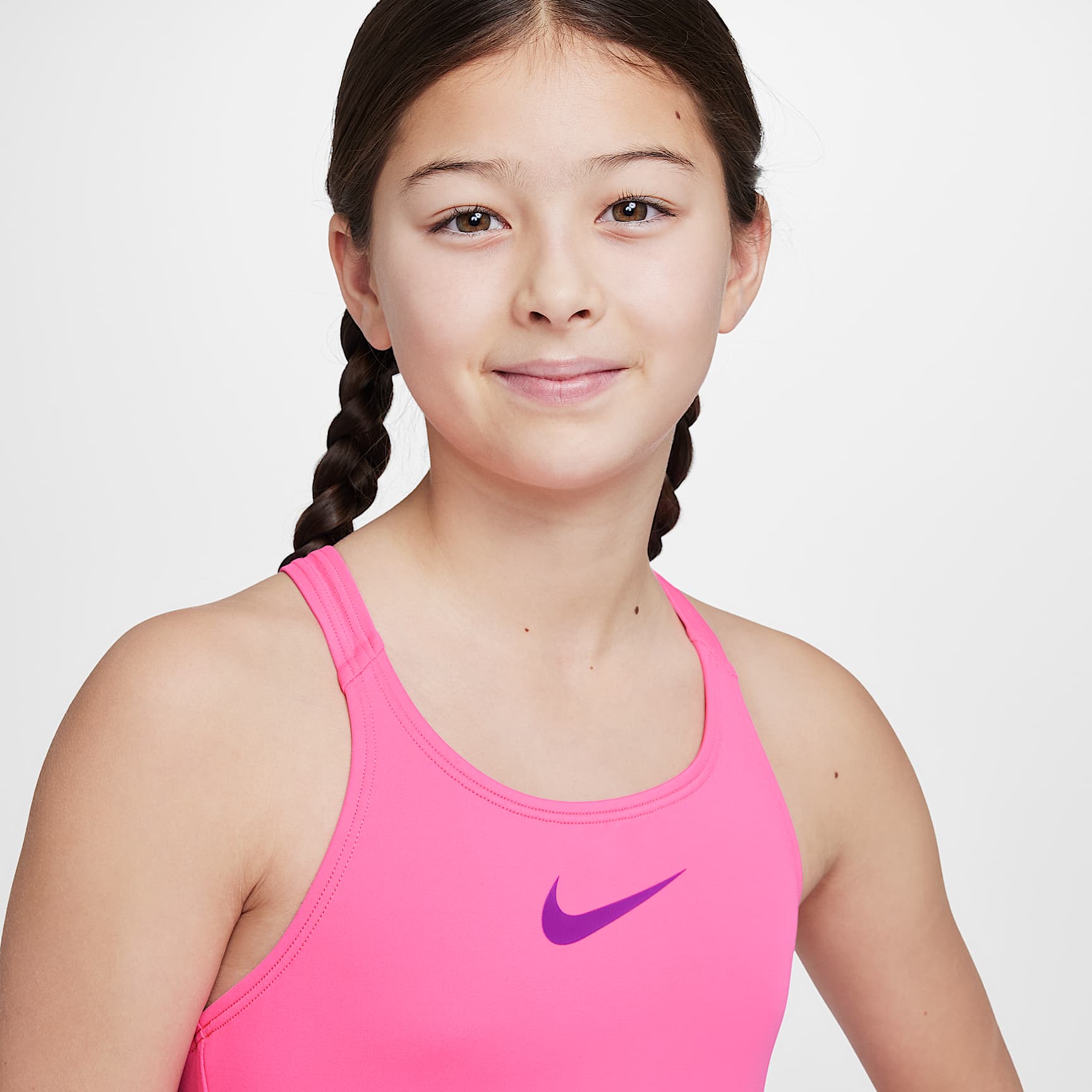 Nike Essential Big Kids' (Girls') Racerback 1-Piece Swimsuit