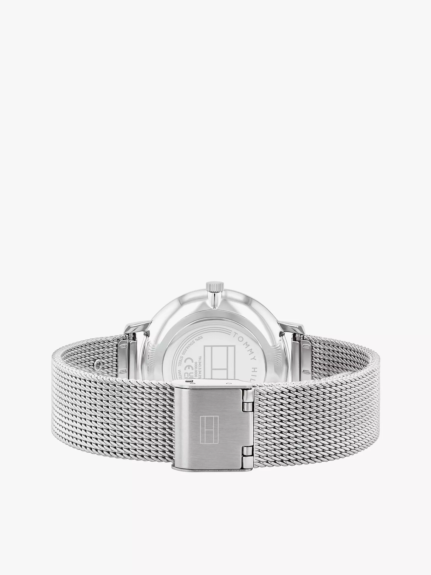 Женские часы Tommy Hilfiger, Часы 35 мм с синим циферблатом и монограммным узором