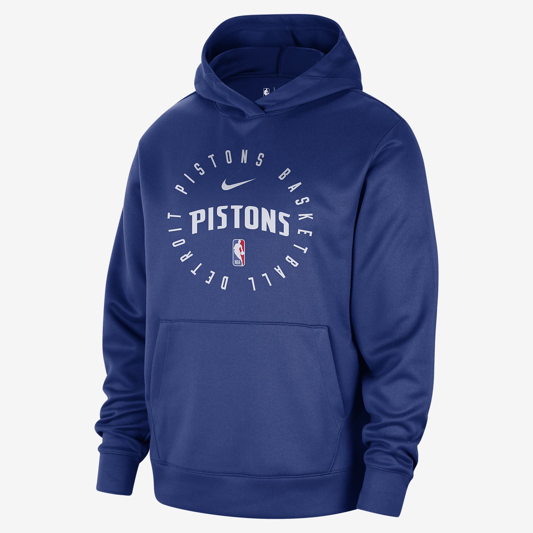 Detroit Pistons Spotlight Men's Nike Dri-FIT NBA Pullover Hoodie