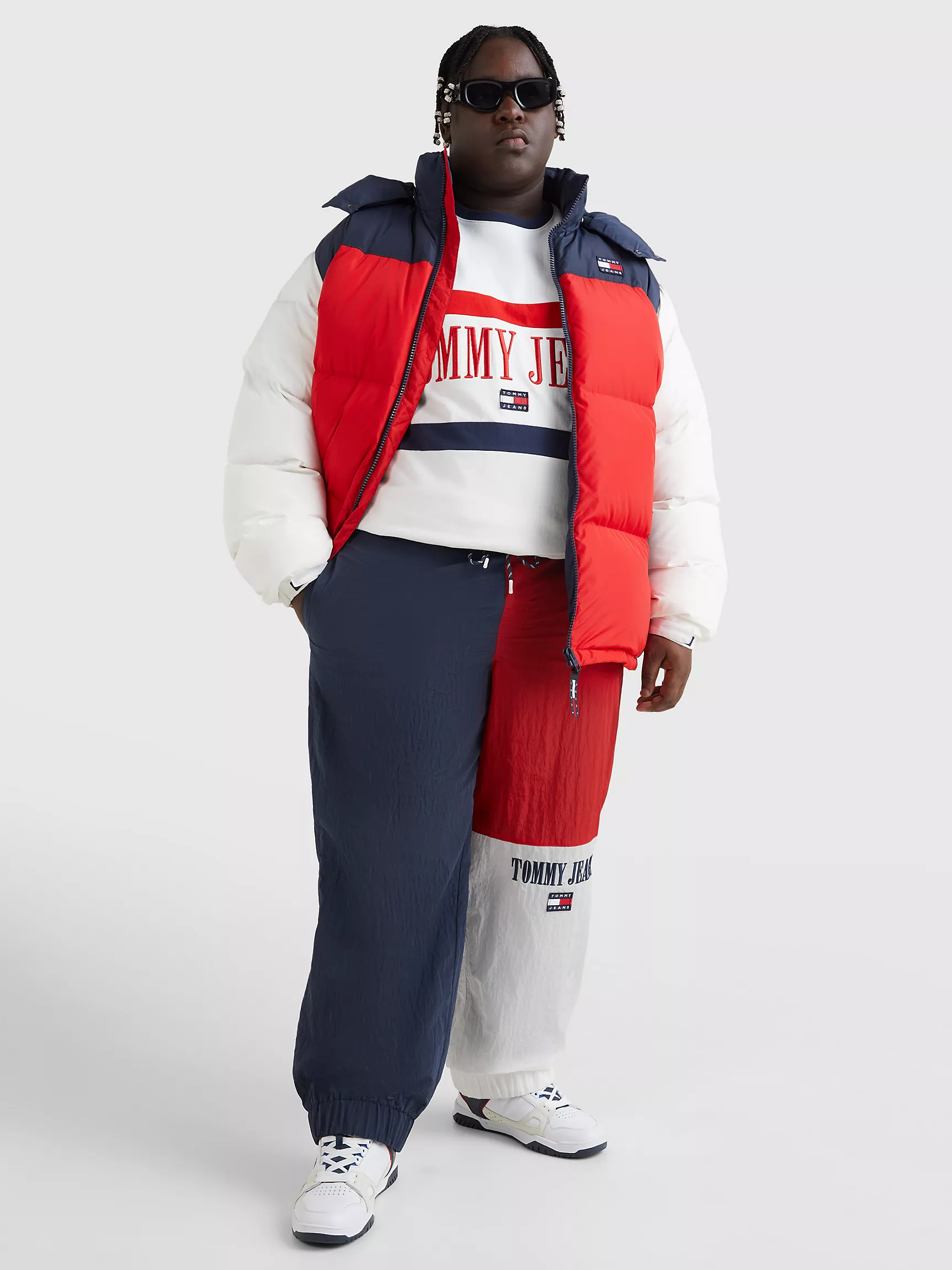 Мужские брюки Tommy Hilfiger, Ветровочные брюки Big & Tall в стиле colorblock