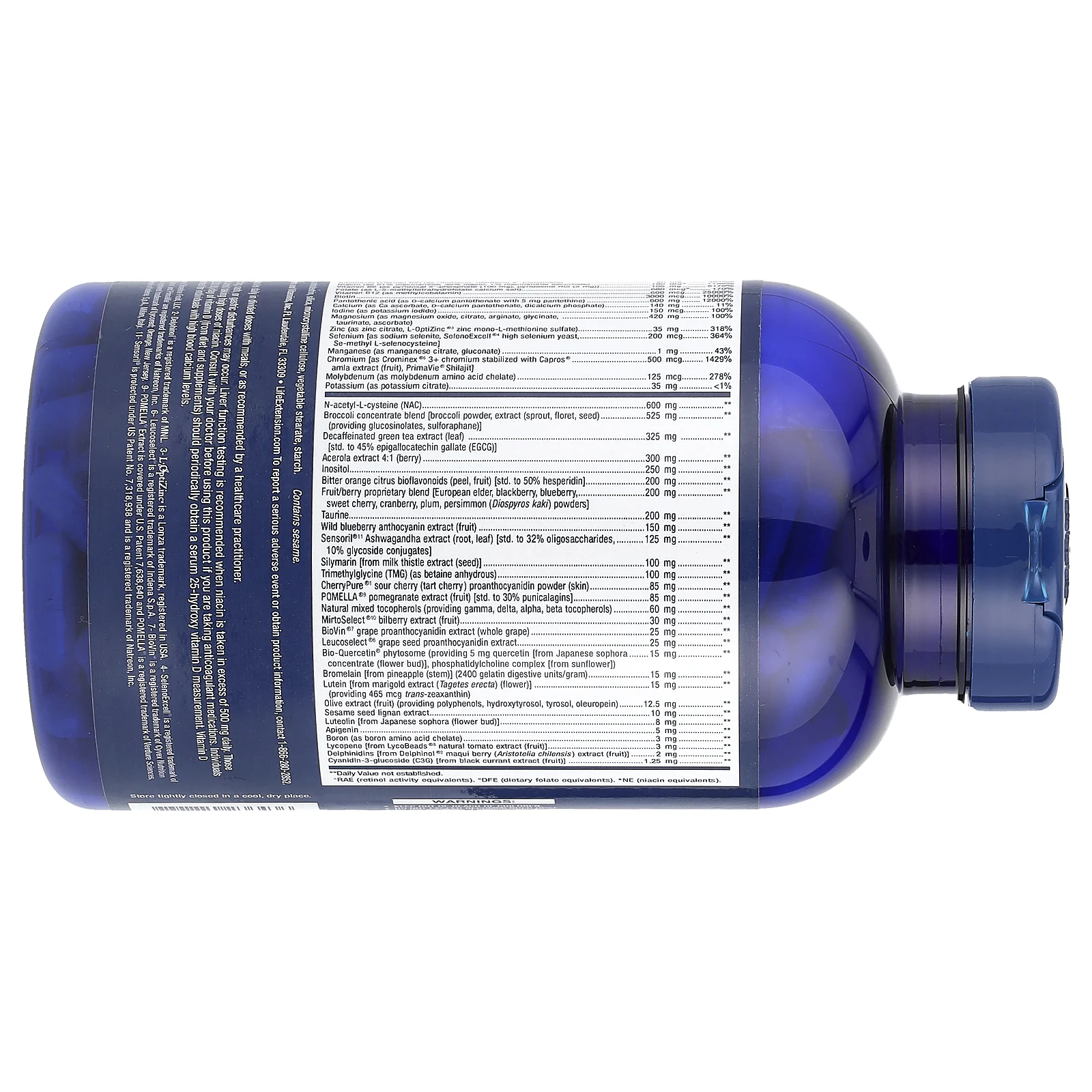 Life Extension, Смесь капсул без меди, 360 капсул