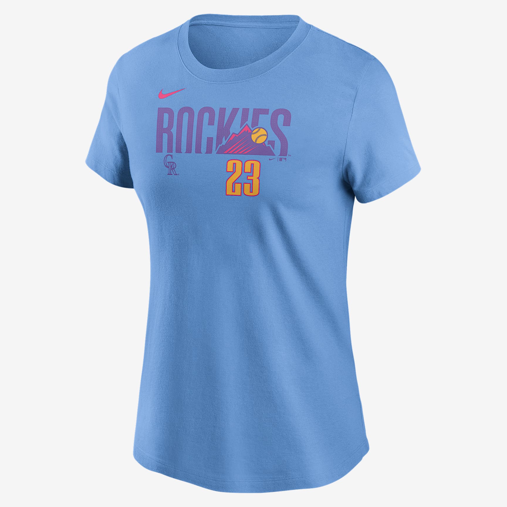 Kris Bryant Colorado Rockies City Connect Fuse Women's Nike MLB T-Shirt