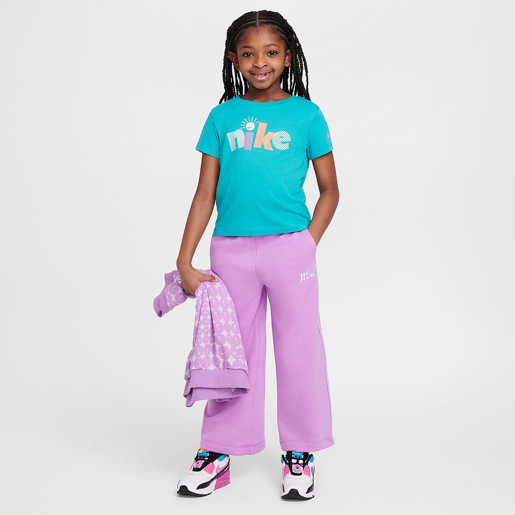 Nike Sunny Swoosh Little Kids' Graphic T-Shirt