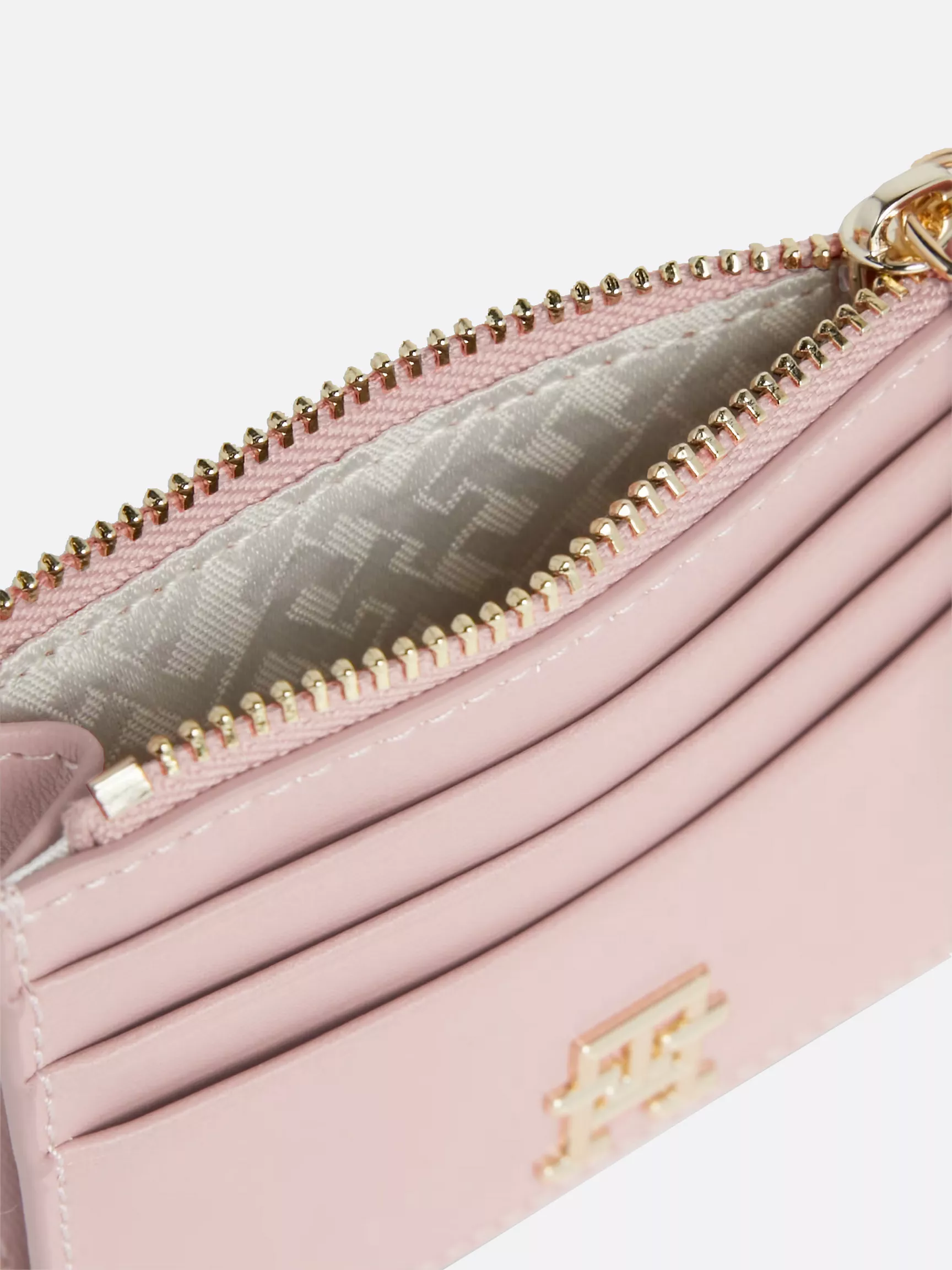 Женский кошелек Tommy Hilfiger, Картхолдер с молнией и монограммным узором