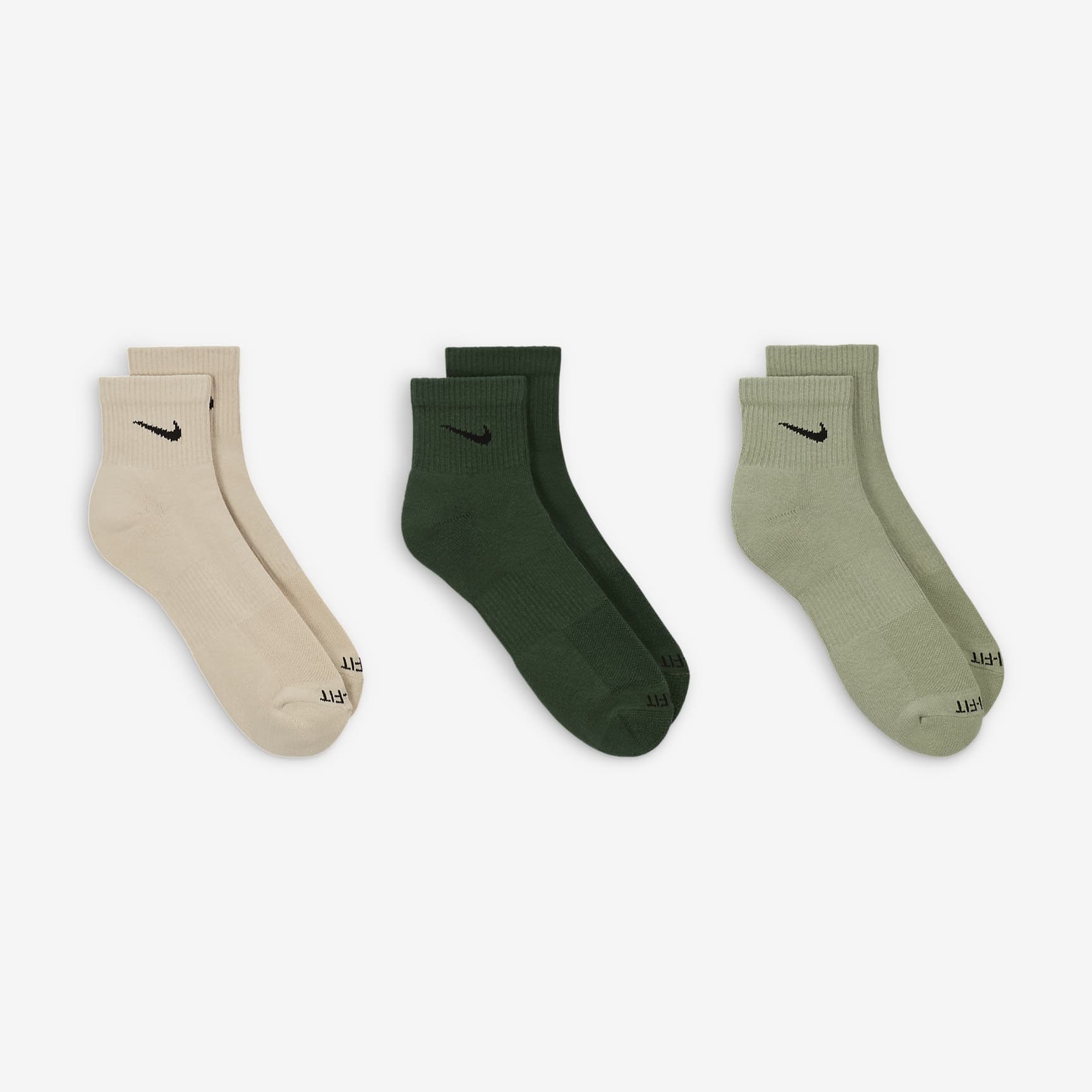Nike Everyday Plus Cushioned Training Ankle Socks (3 Pairs)