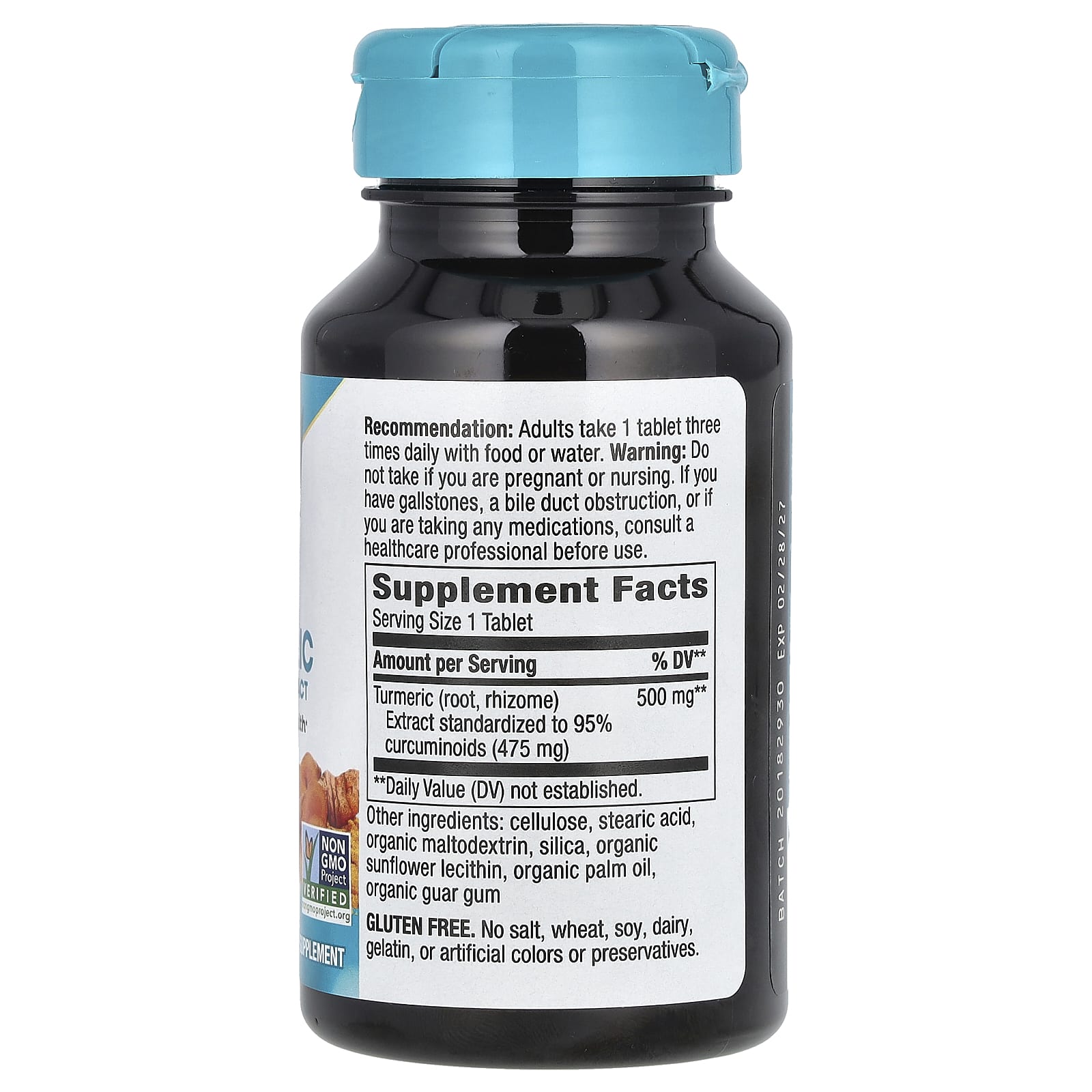 Nature's Way, Экстракт премиального качества, куркума, 500 мг, 60 таблеток