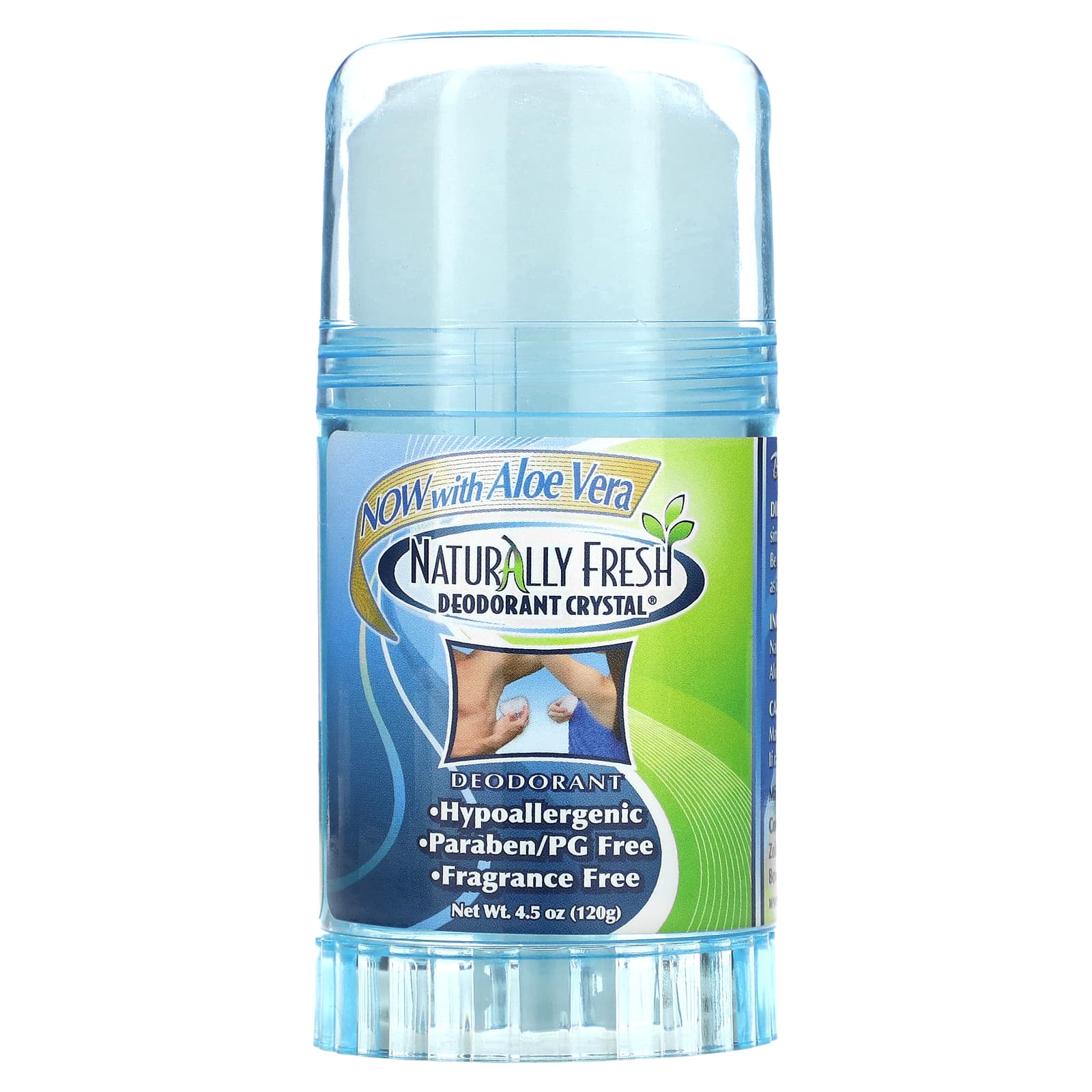 Naturally Fresh, Deodorant Crystal, дезодорант, без отдушки, 120 г (4,5 унции)