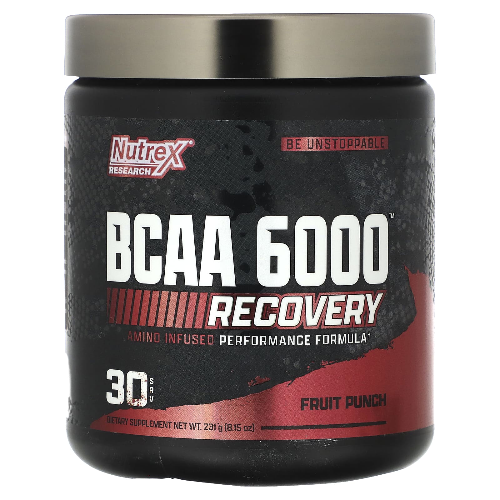 Nutrex Research, BCAA 6000, фруктовый пунш, 231 г (8,2 унции)
