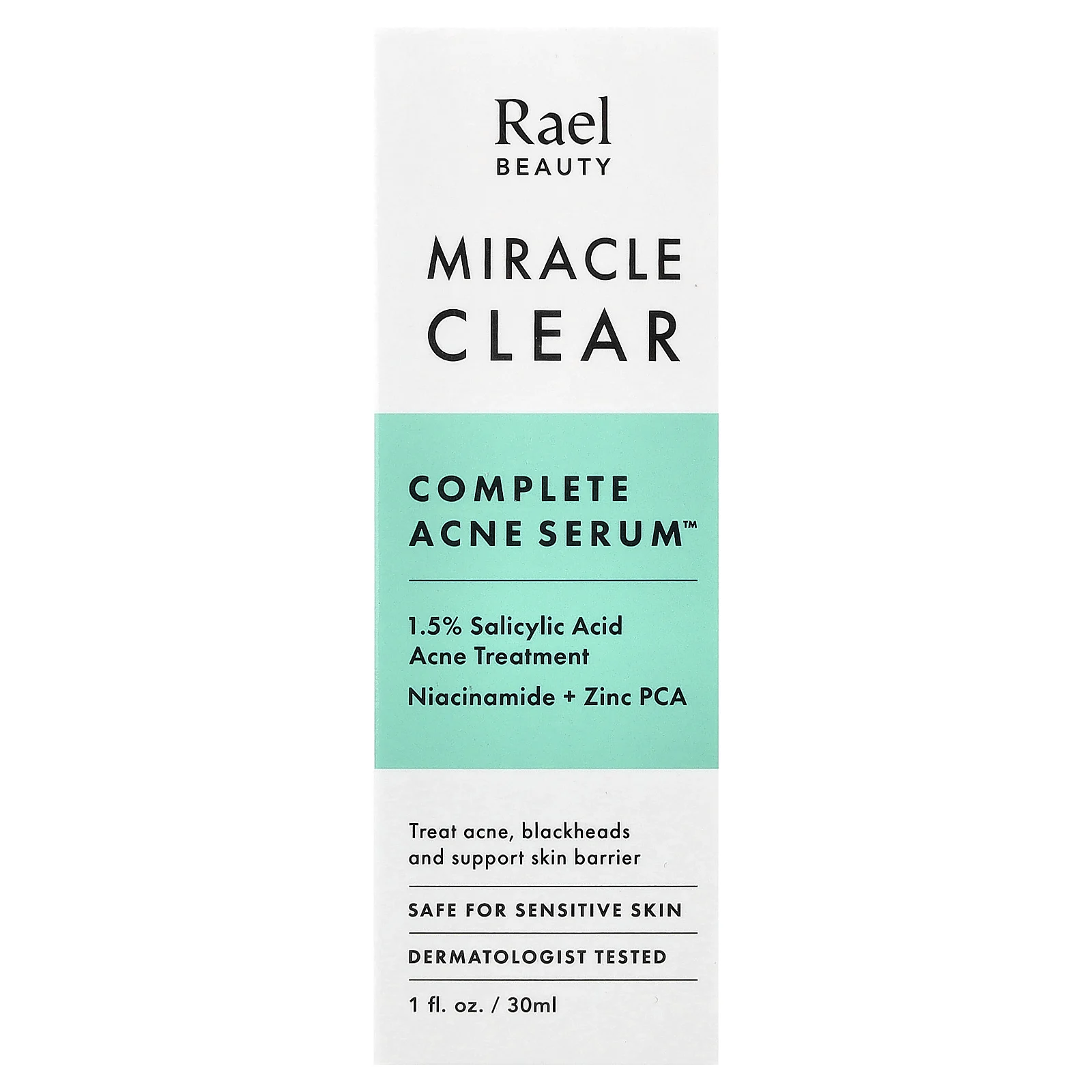 Rael, Miracle Clear, комплексная сыворотка от акне™, 30 мл (1 жидк. унция)