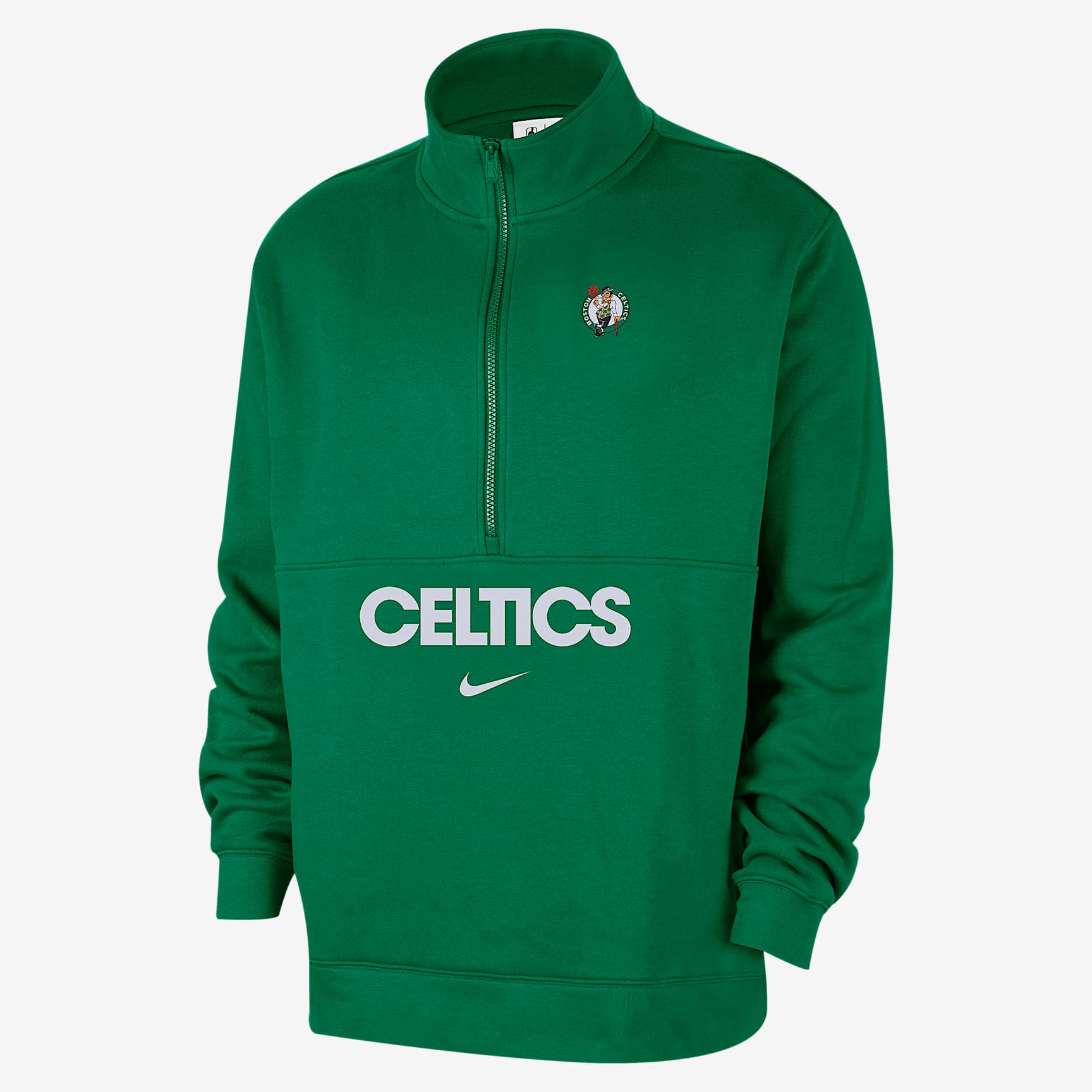 Boston Celtics Club Courtside Men's Nike NBA 1/2-Zip Top